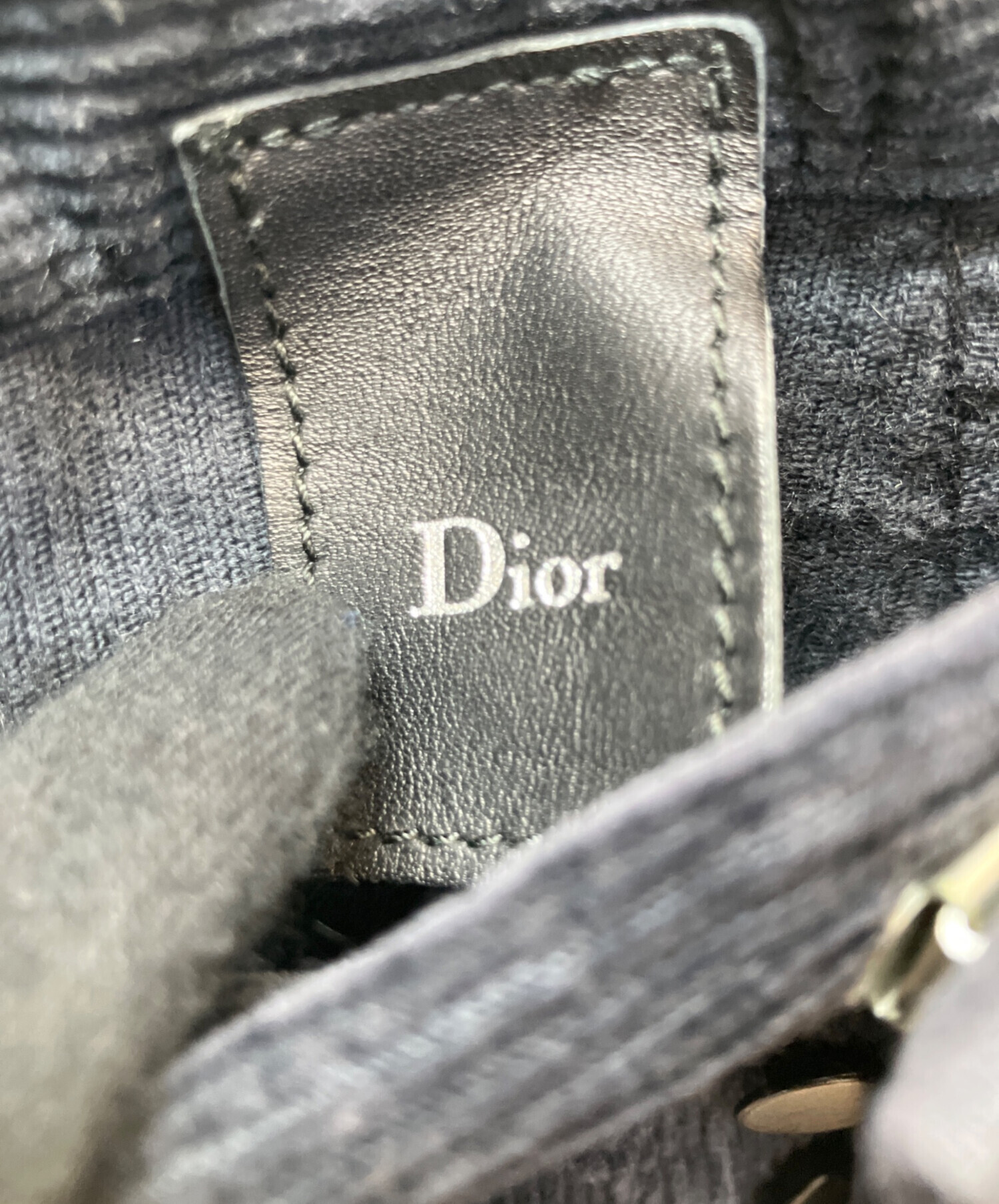 中古・古着通販】Dior (ディオール) コーデュロイパンツ ブラック