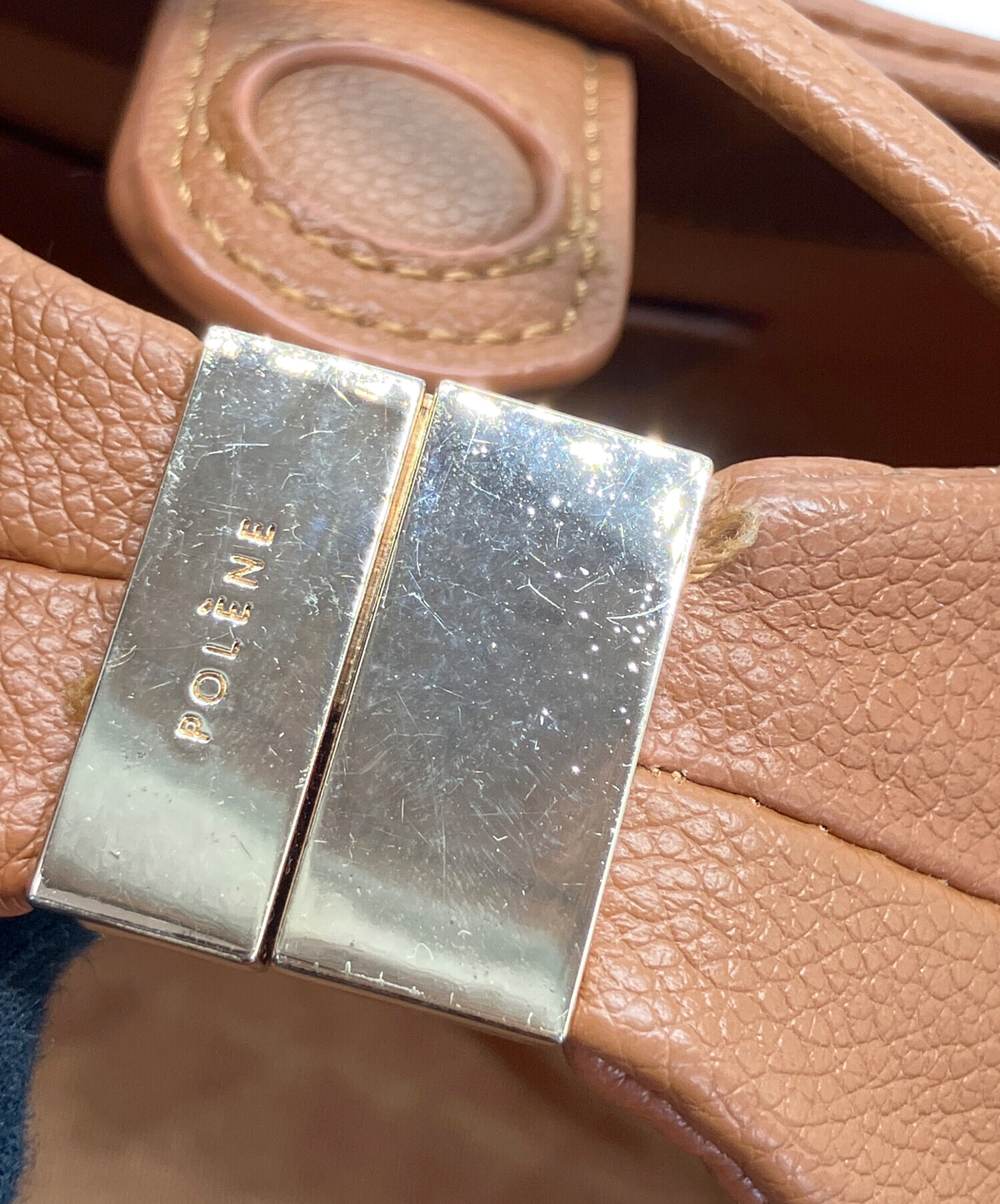 中古・古着通販】POLENE (ポレーヌ) BERI ショルダーバッグ ブラウン