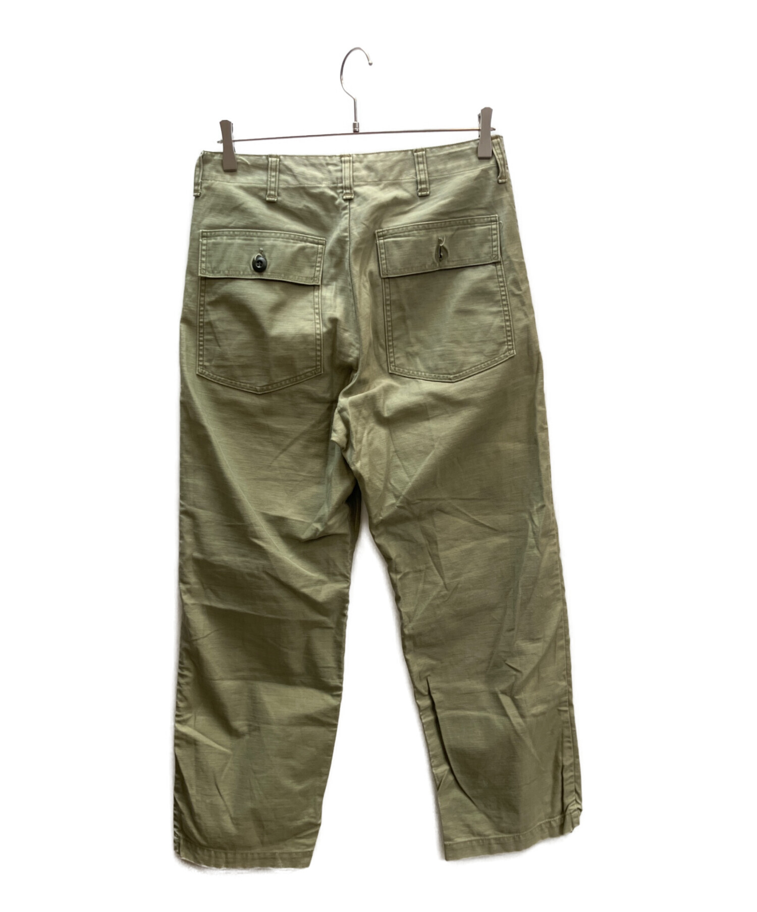 WAREHOUSE - NEW WARREN W32 廃番 希少 中古・古着通販】WAREHOUSE (ウエアハウス) ダブルニーパンツ グリーン