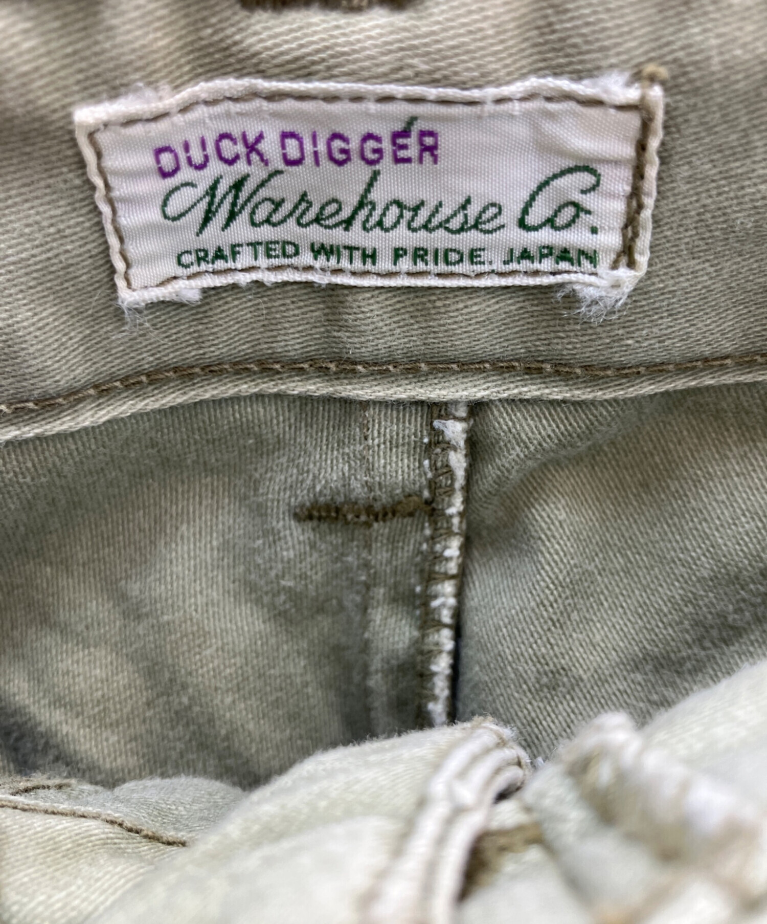 WAREHOUSE - NEW WARREN W32 廃番 希少 中古・古着通販】WAREHOUSE (ウエアハウス) ダブルニーパンツ グリーン