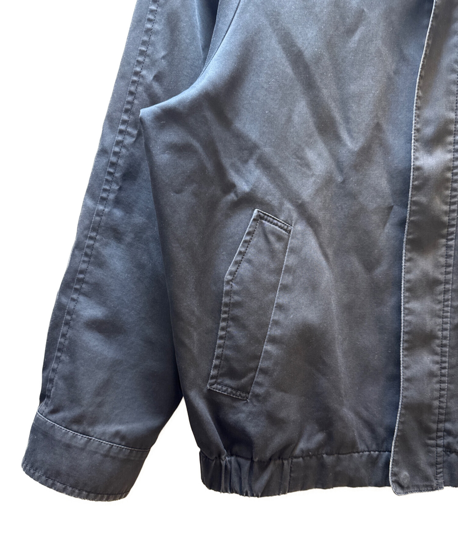 中古・古着通販】BURBERRY (バーバリー) ジップブルゾン ブラック