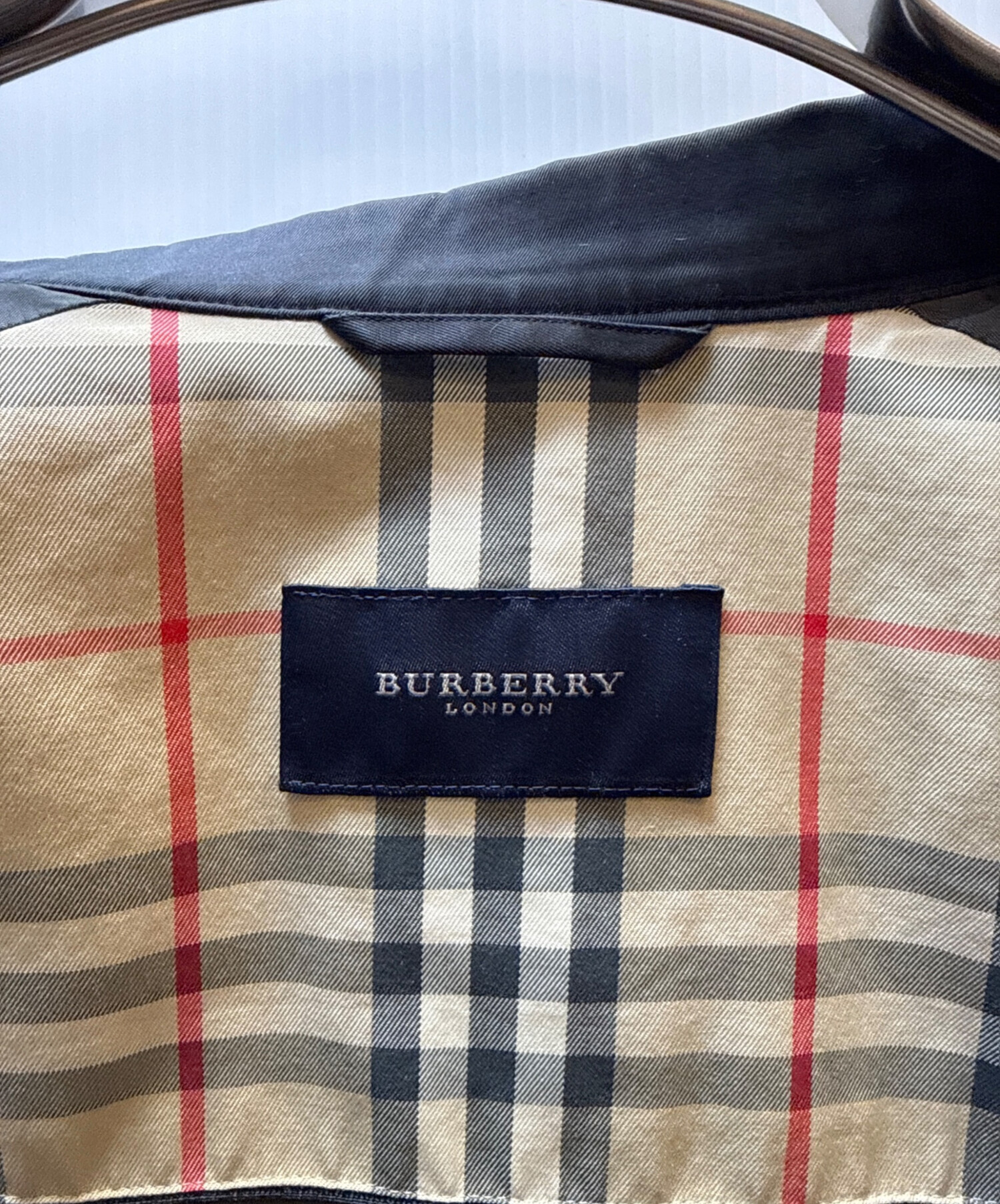 中古・古着通販】BURBERRY (バーバリー) ジップブルゾン ブラック