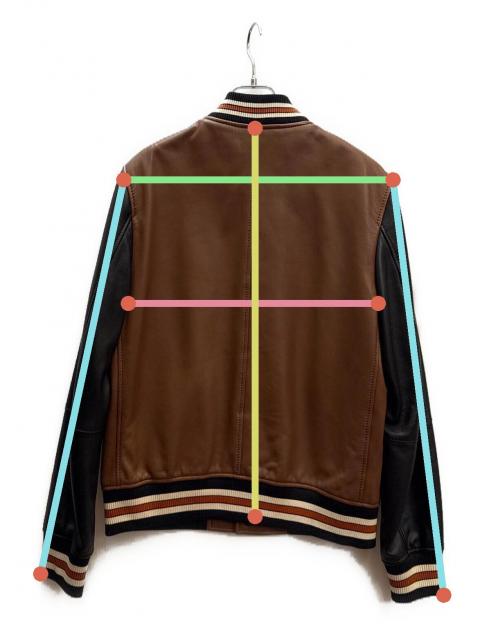 中古・古着通販】COACH (コーチ) レザージャケット ブラック×ブラウン