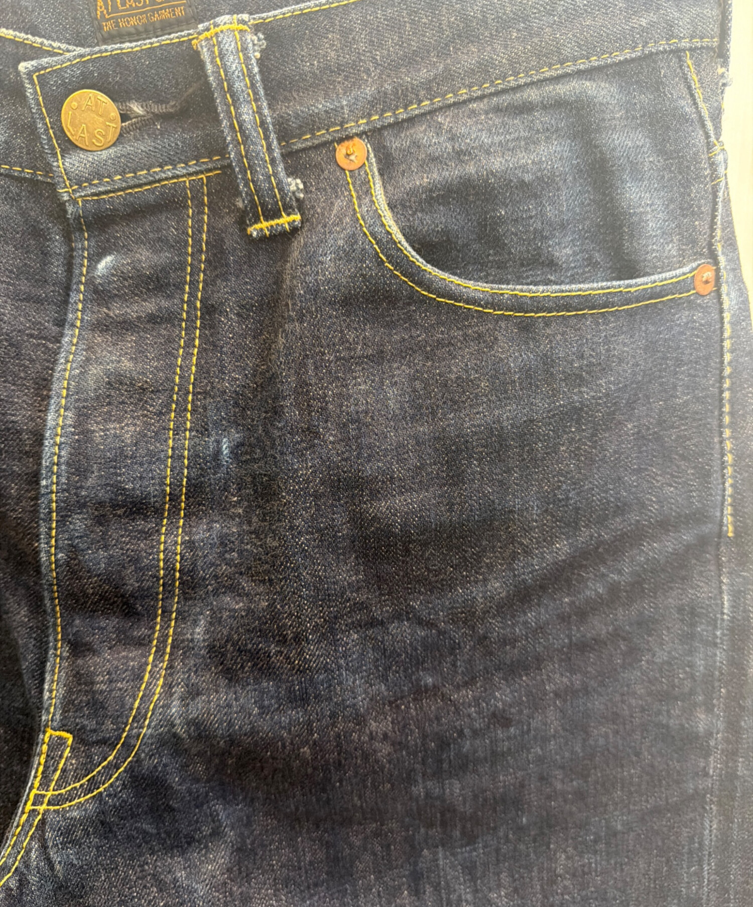 中古・古着通販】ATLAST & CO (アットラスト) デニムパンツ インディゴ