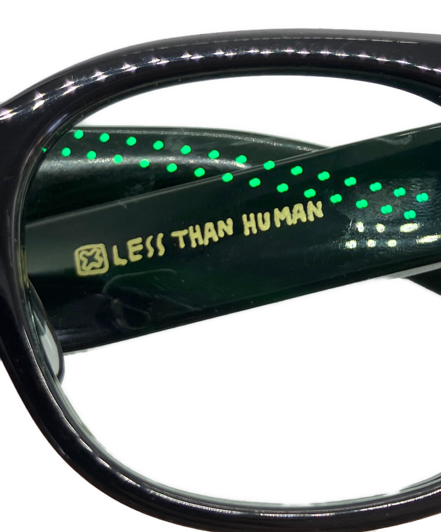 less than human レスザンヒューマン サングラス  カーキ 【古着】【中古】【送料無料】 中古・古着通販】less than human (レスザンヒューマン) 大正ロマン