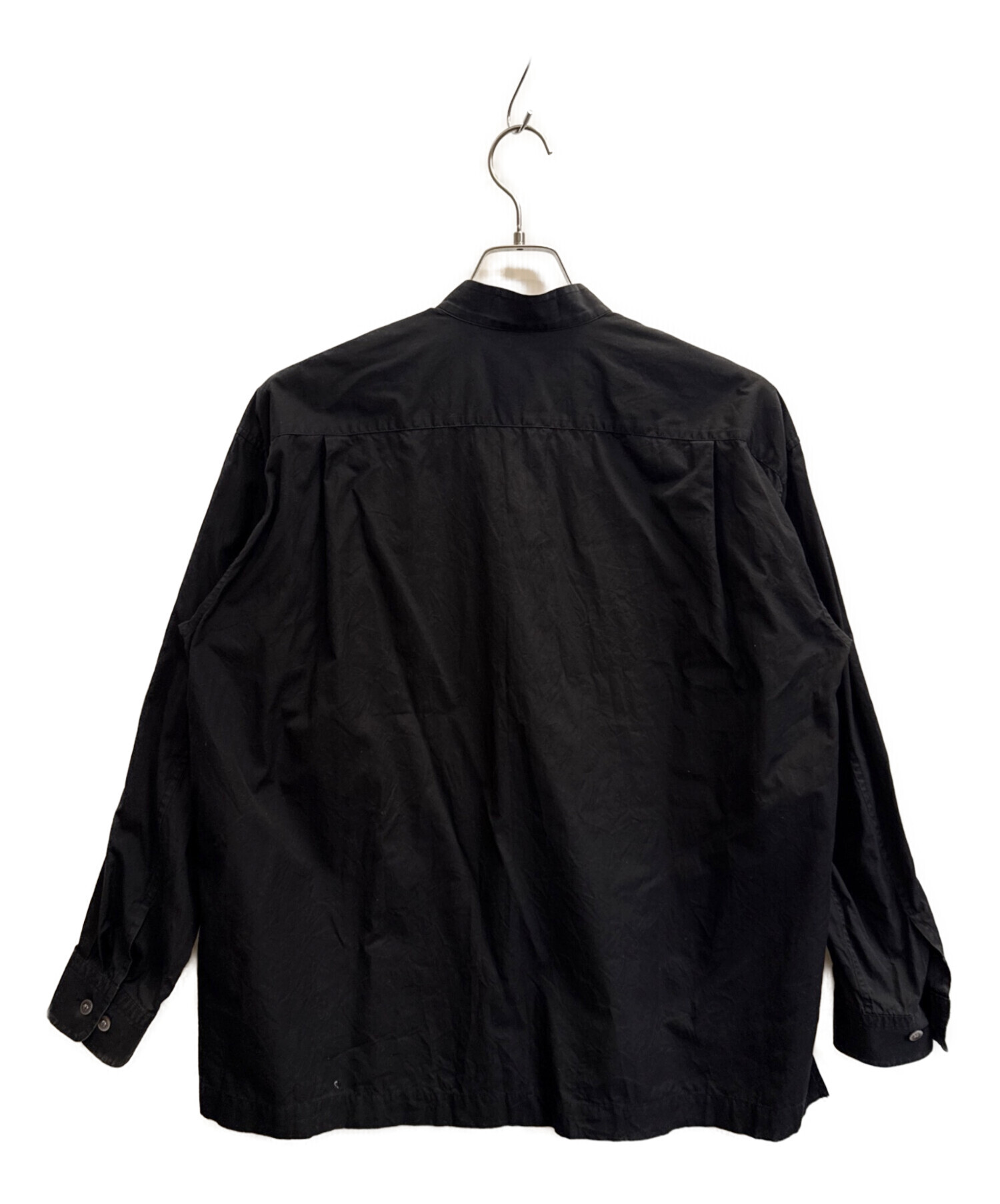 ISSEY MIYAKE MEN 長袖シャツ ブラック 中古・古着通販】ISSEY MIYAKE (イッセイミヤケ) 長袖シャツ ブラック