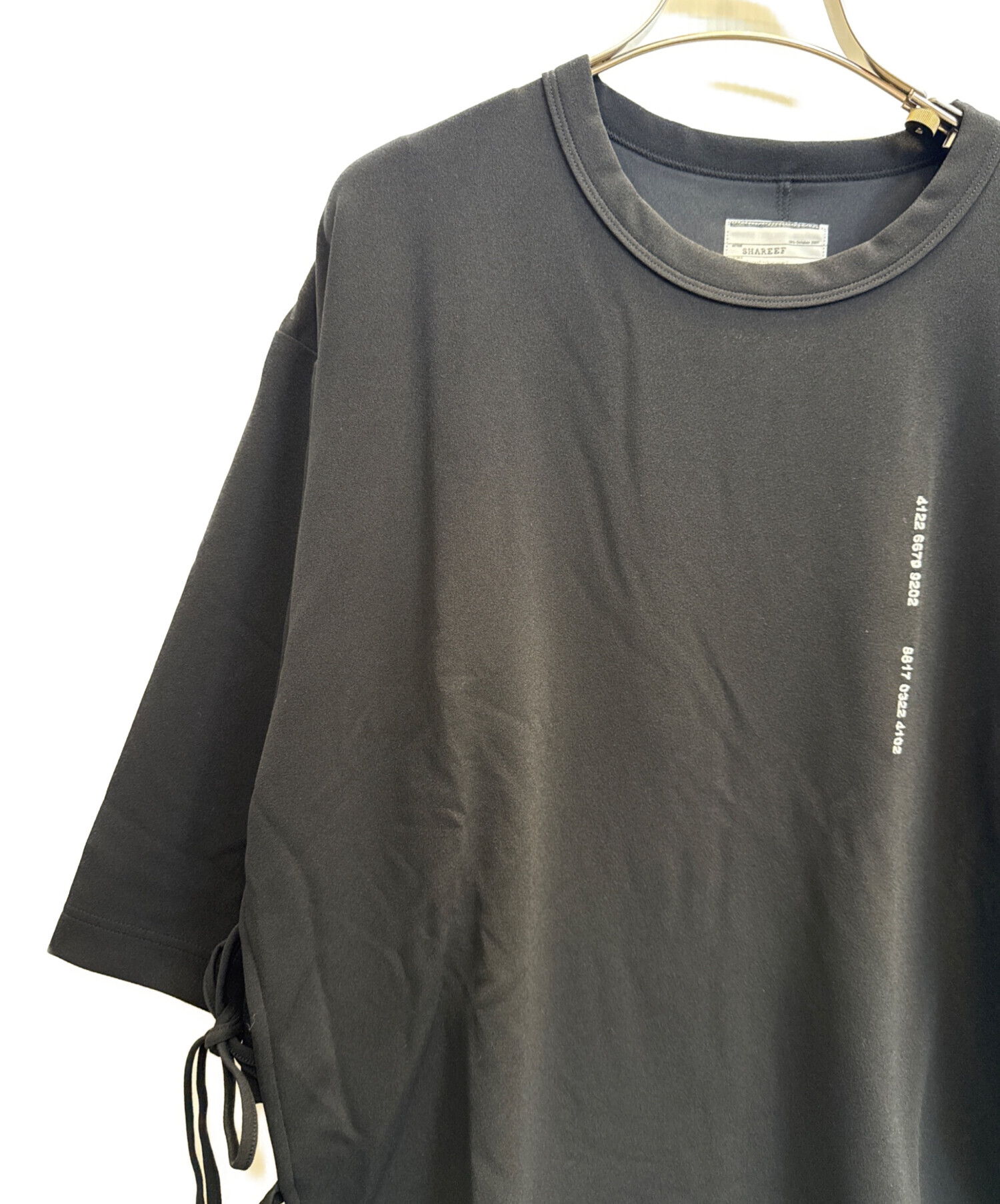 中古・古着通販】SHAREEF (シャリーフ) GEORGETTE JQ SIDE SLIT BIG-T