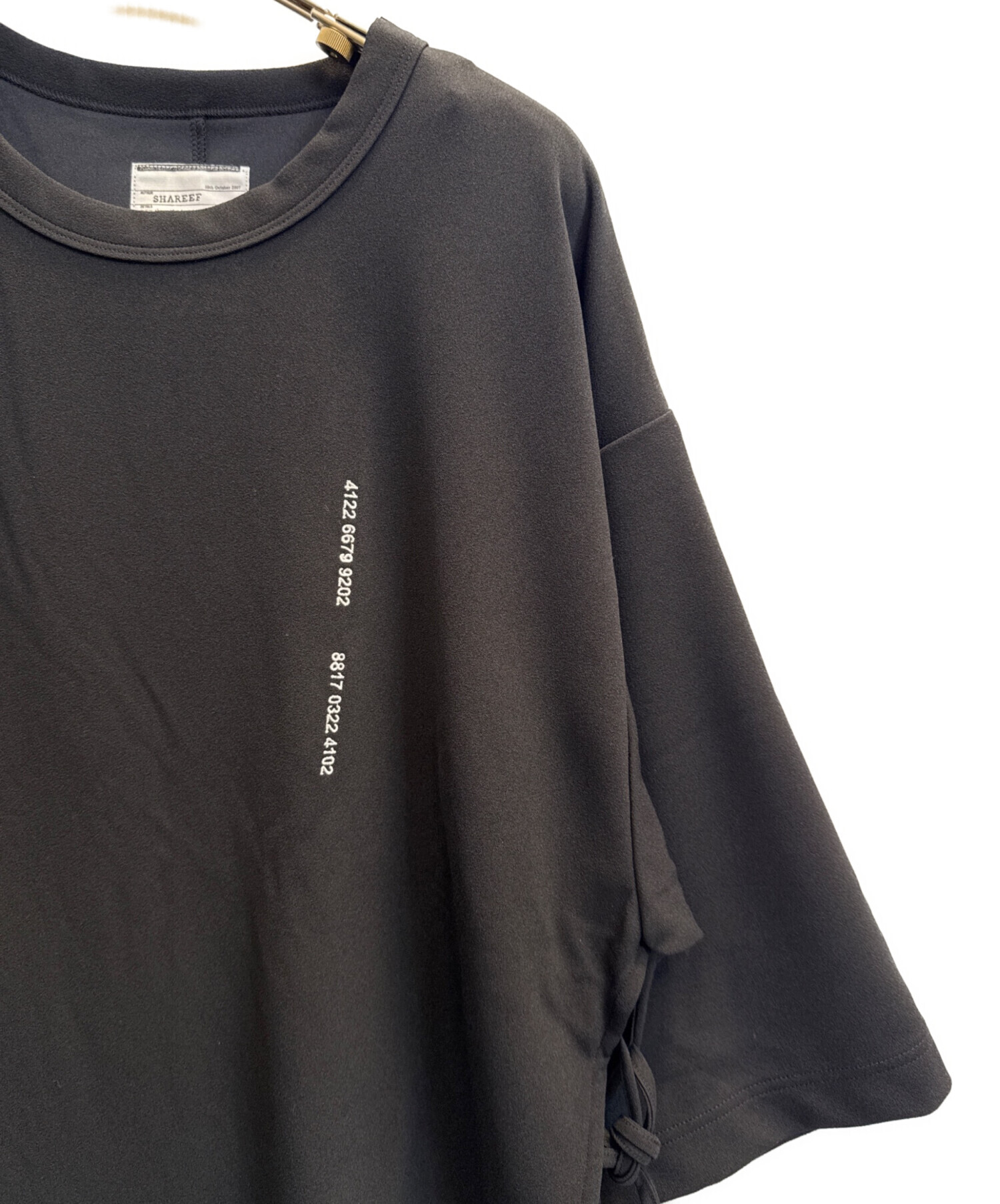 中古・古着通販】SHAREEF (シャリーフ) GEORGETTE JQ SIDE SLIT BIG-T 