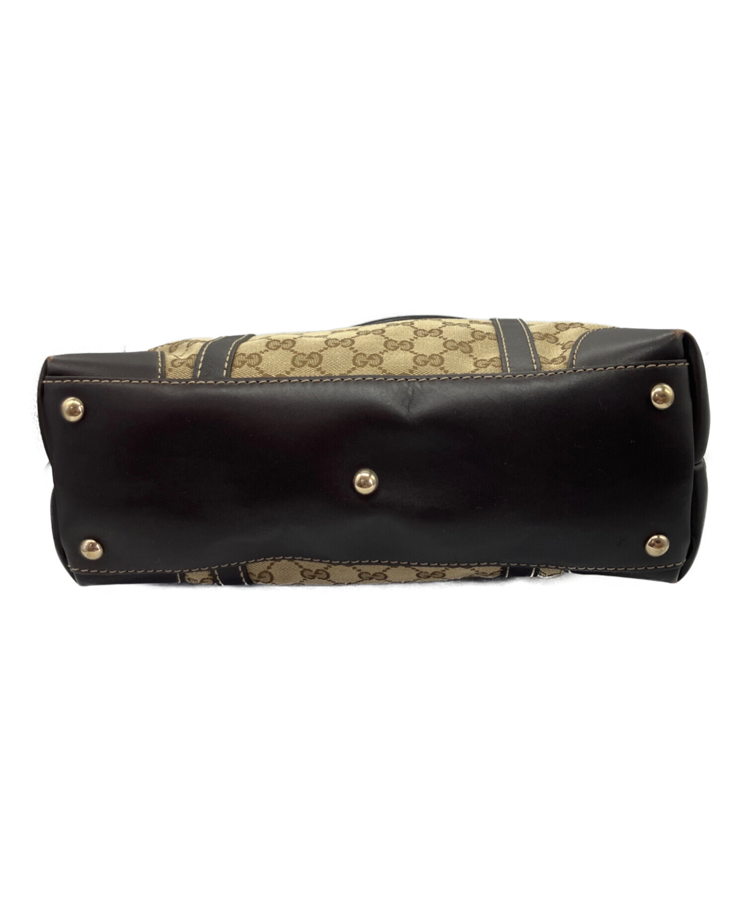 中古・古着通販】GUCCI (グッチ) GGキャンバスラブリー ブラウン