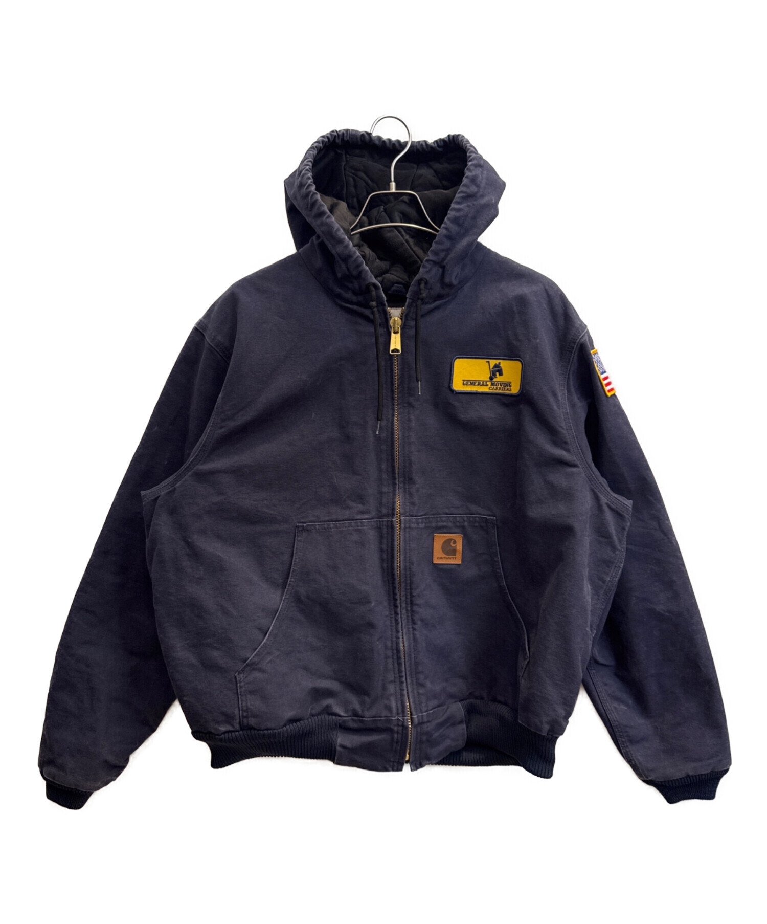carharrt アクティブジャケット ネイビー 中古・古着通販】CarHartt (カーハート) アクティブジャケット