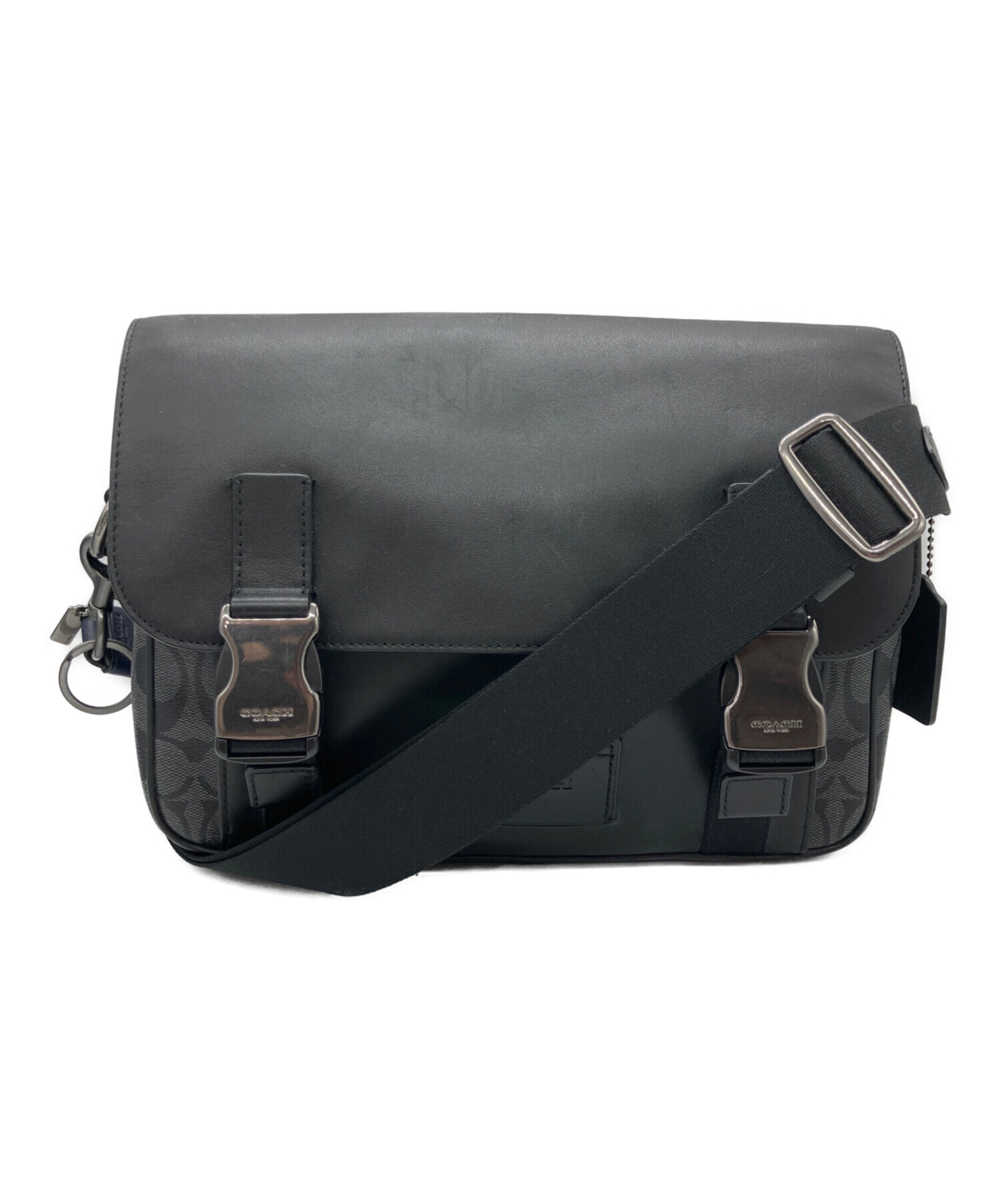 【美品】 COACH コーチ ボディバッグトラックウエストバッグ アメカジ 中古・古着通販】COACH (コーチ) トラック クロスボディ バッグ