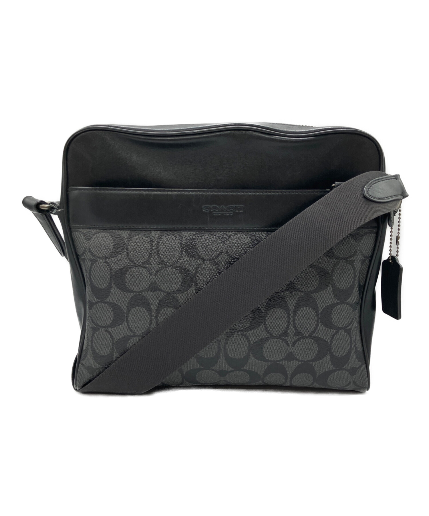 中古・古着通販】COACH (コーチ) シグネチャーショルダーバッグ 