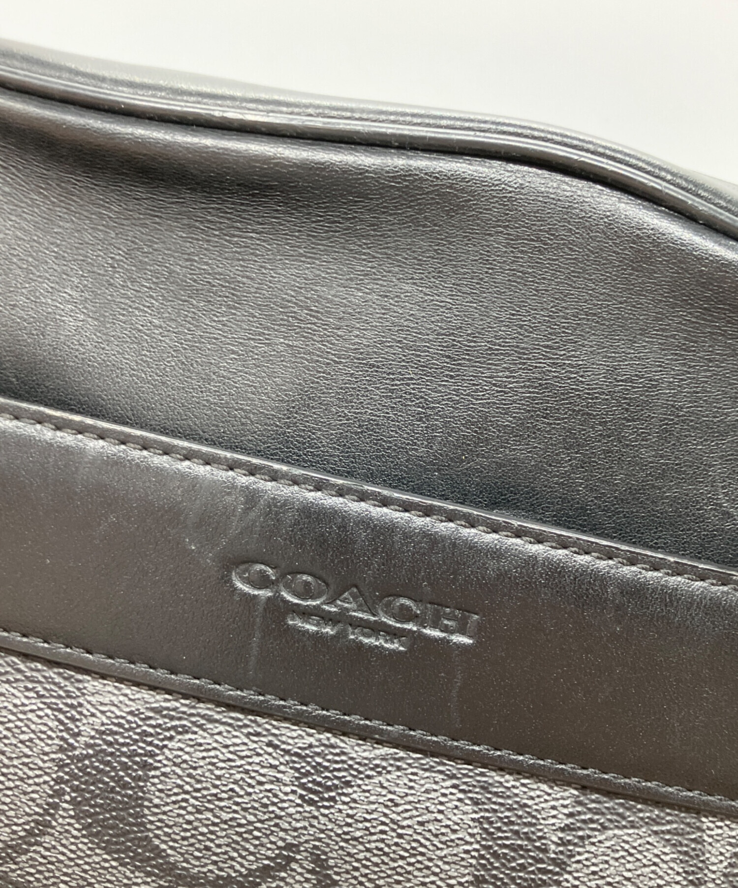 中古・古着通販】COACH (コーチ) シグネチャーショルダーバッグ
