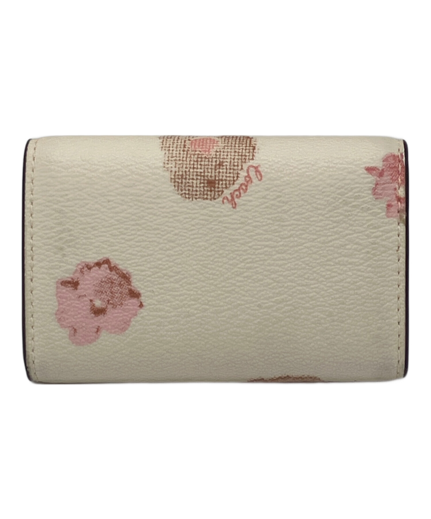 中古・古着通販】COACH (コーチ) フローラル プリントキーケース オフ