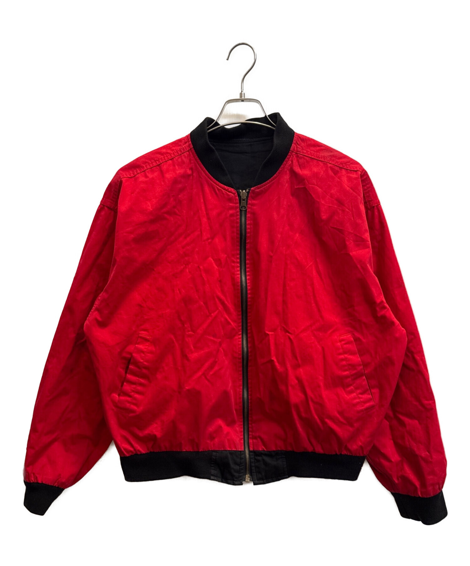 マルボロ　ボンバージャケット　ブルゾン 中古・古着通販】marlboro (マルボロ) ボンバージャケット ブラック