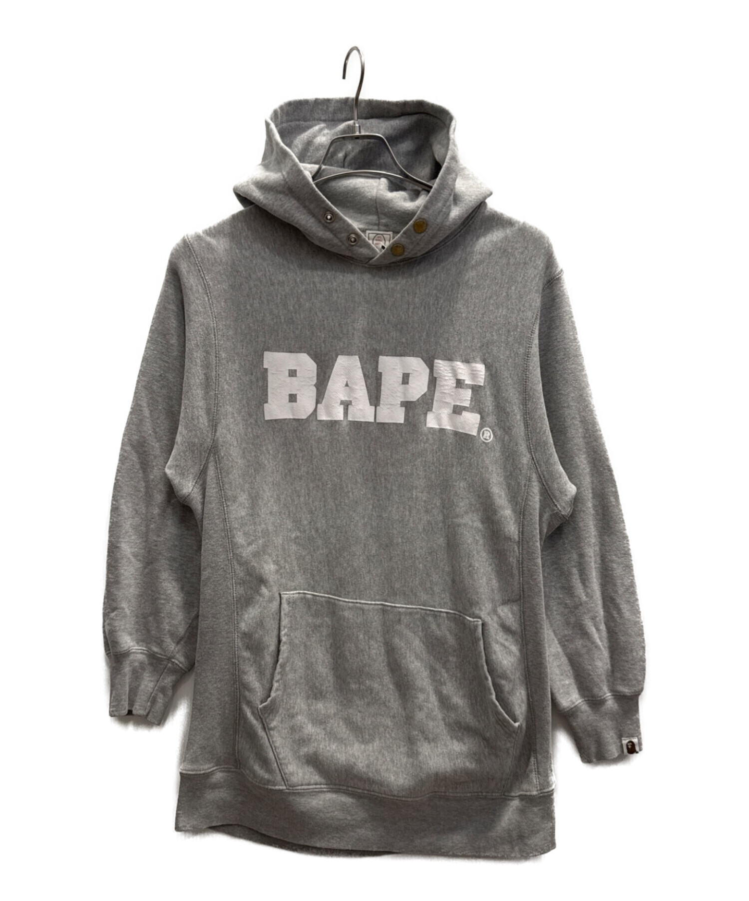 A BATHING APE ビンテージ フード付きパーカー グレー 中古・古着通販】A BATHING APE (アベイシングエイプ) プルオーバー