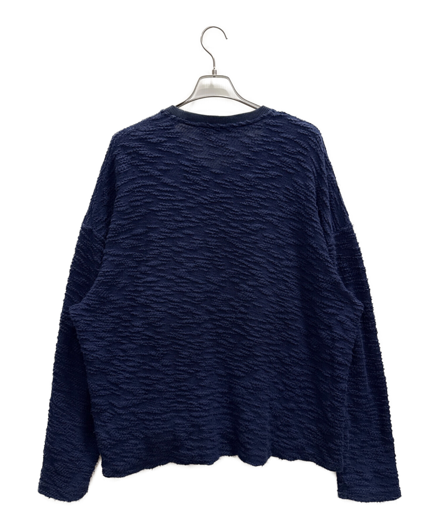 KENZO - KENZO ケンゾー ニット・セーター S 紺 【古着】【中古】 中古・古着通販】KENZO (ケンゾー) 薄手ニット ネイビー サイズ:L