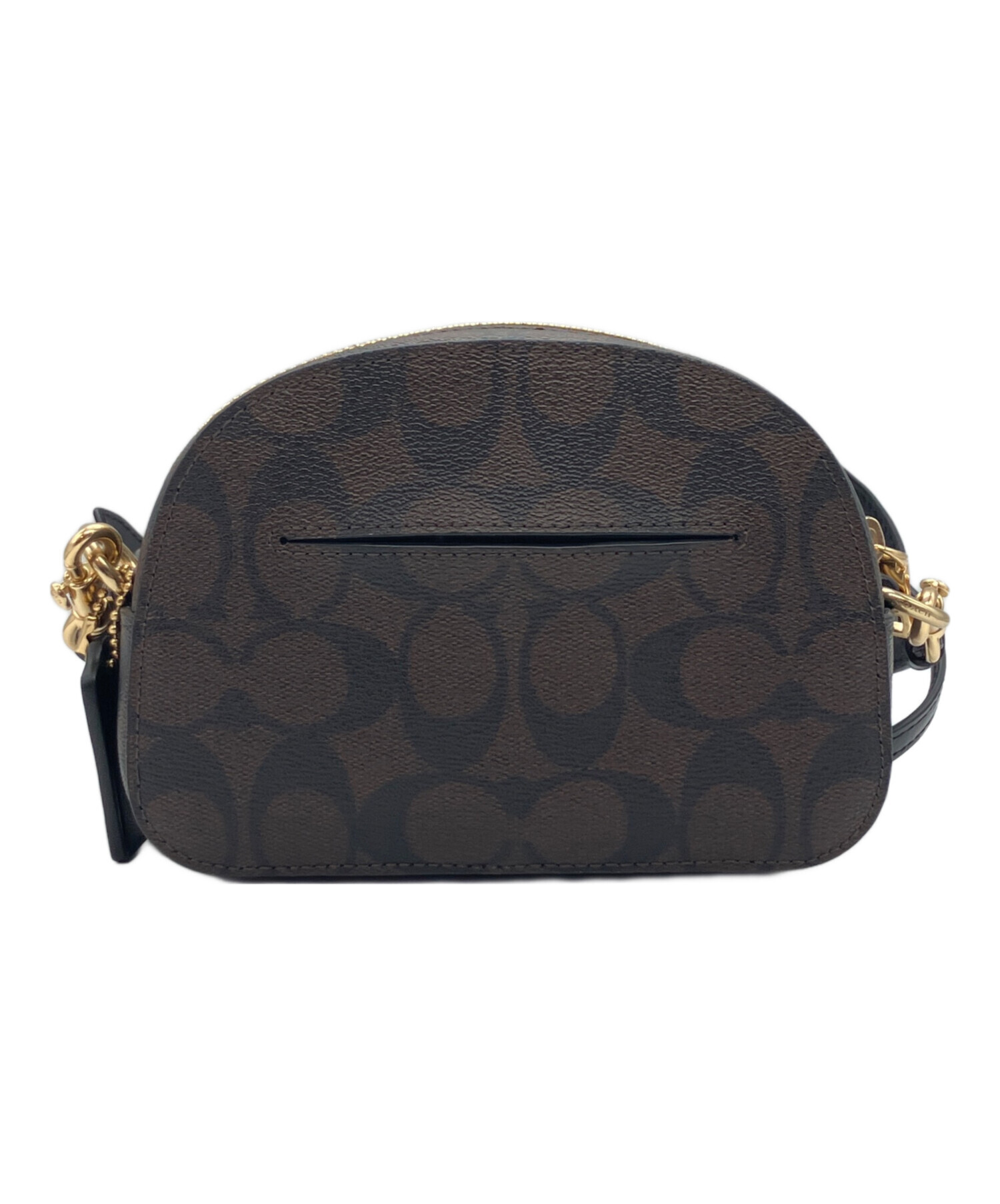 中古・古着通販】COACH (コーチ) シグネチャーミニショルダーバッグ