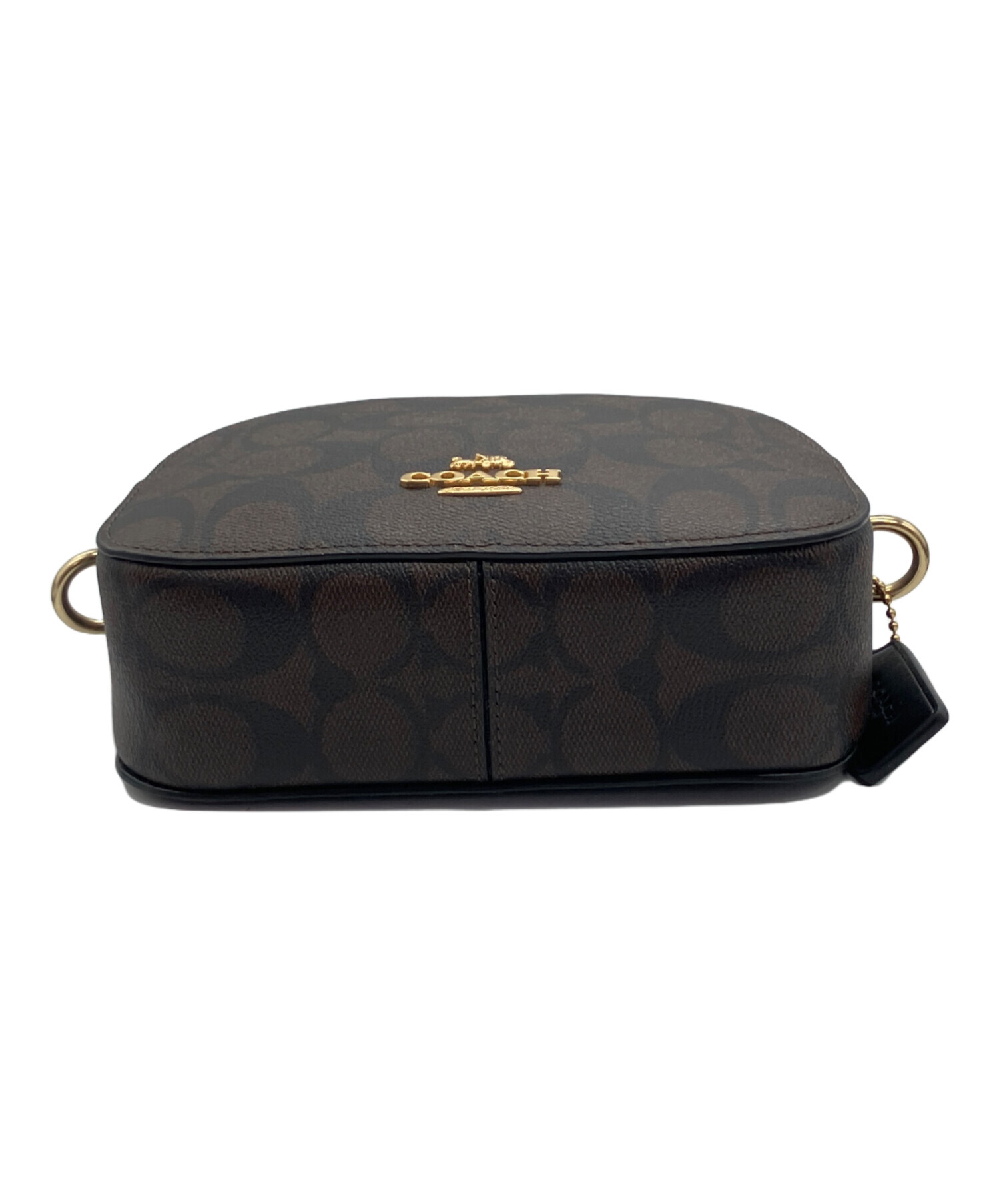 中古・古着通販】COACH (コーチ) シグネチャーミニショルダーバッグ 