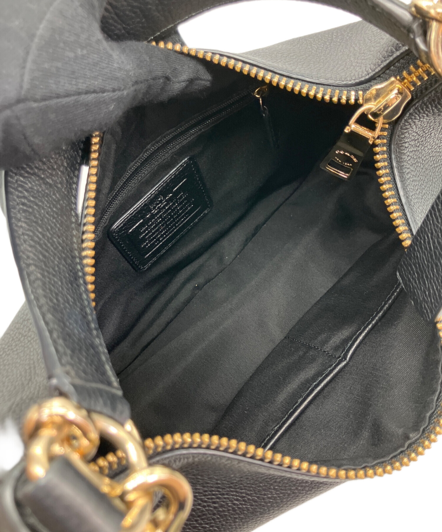 中古・古着通販】COACH (コーチ) ショルダーバッグ ブラック｜ブランド