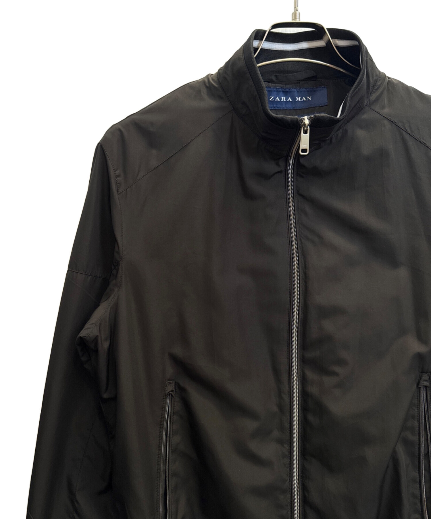 中古・古着通販】ZARA (ザラ) ナイロンジャケット ブラック サイズ:М