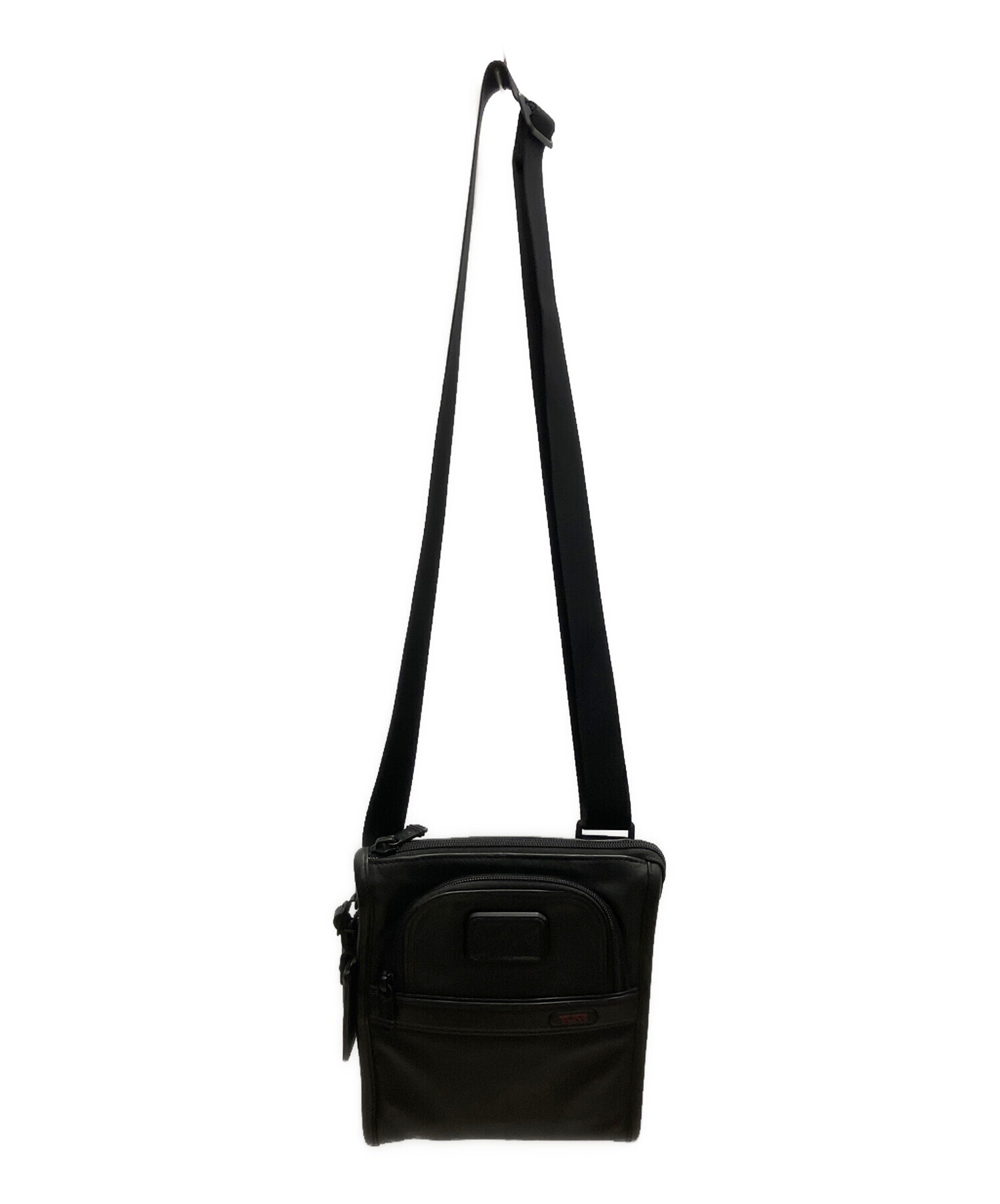 中古・古着通販】TUMI (トゥミ) レザーショルダーバッグ ブラック