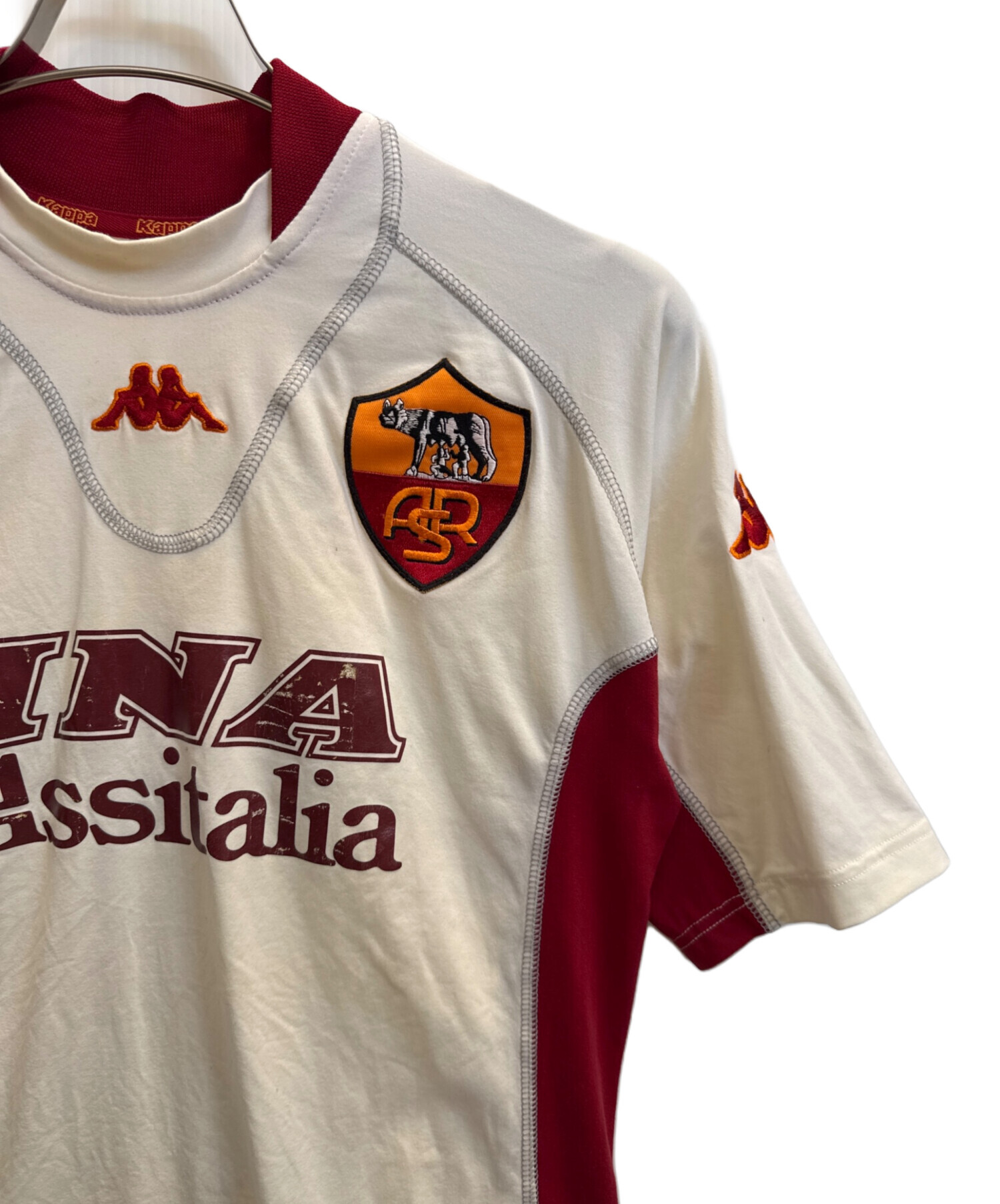 Kappa/カッパ AS Roma 18 バティストゥータ 長袖 ユニフォーム カッパ asローマ トゥー Tシャツ ラージ Kappa⁄カッパ AS Roma 18