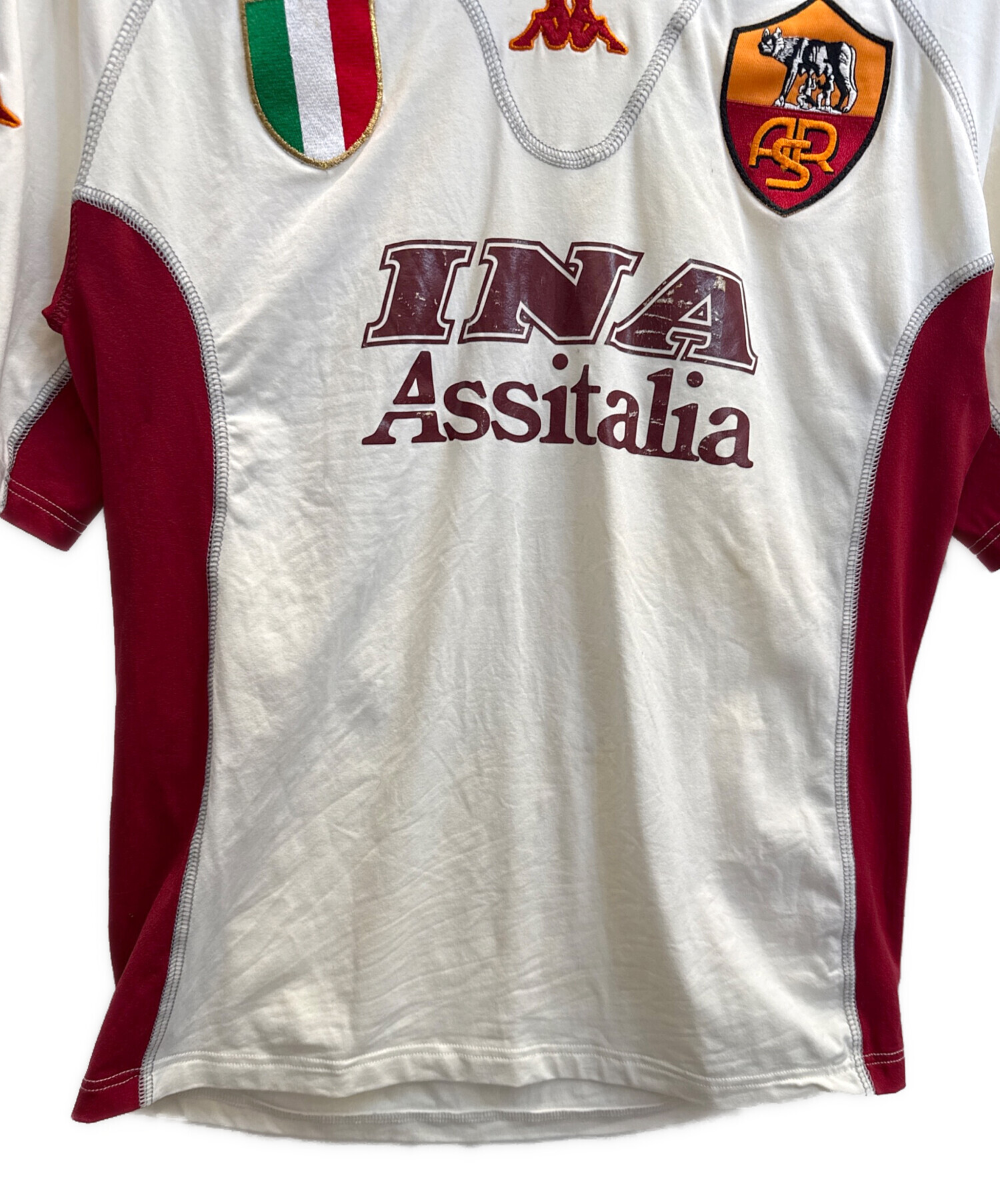 カッパ asローマ トゥー Tシャツ ラージ Kappa⁄カッパ AS Roma 18