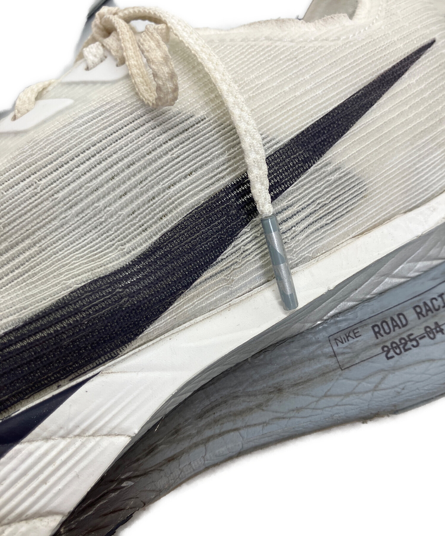 中古・古着通販】NIKE (ナイキ) ZoomX ヴェイパーフライ アイボリー