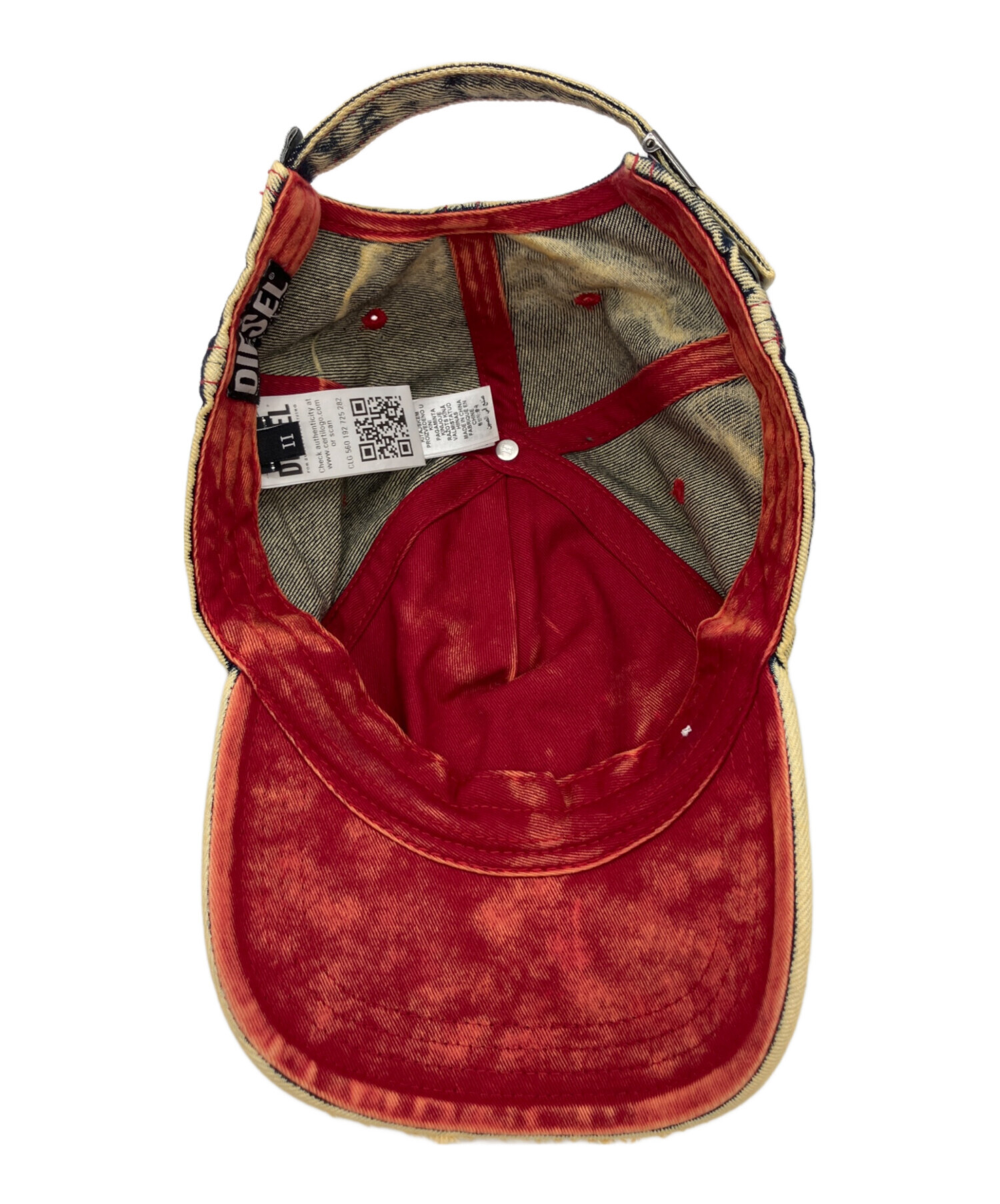 中古・古着通販】DIESEL (ディーゼル) デニムベースボールキャップ