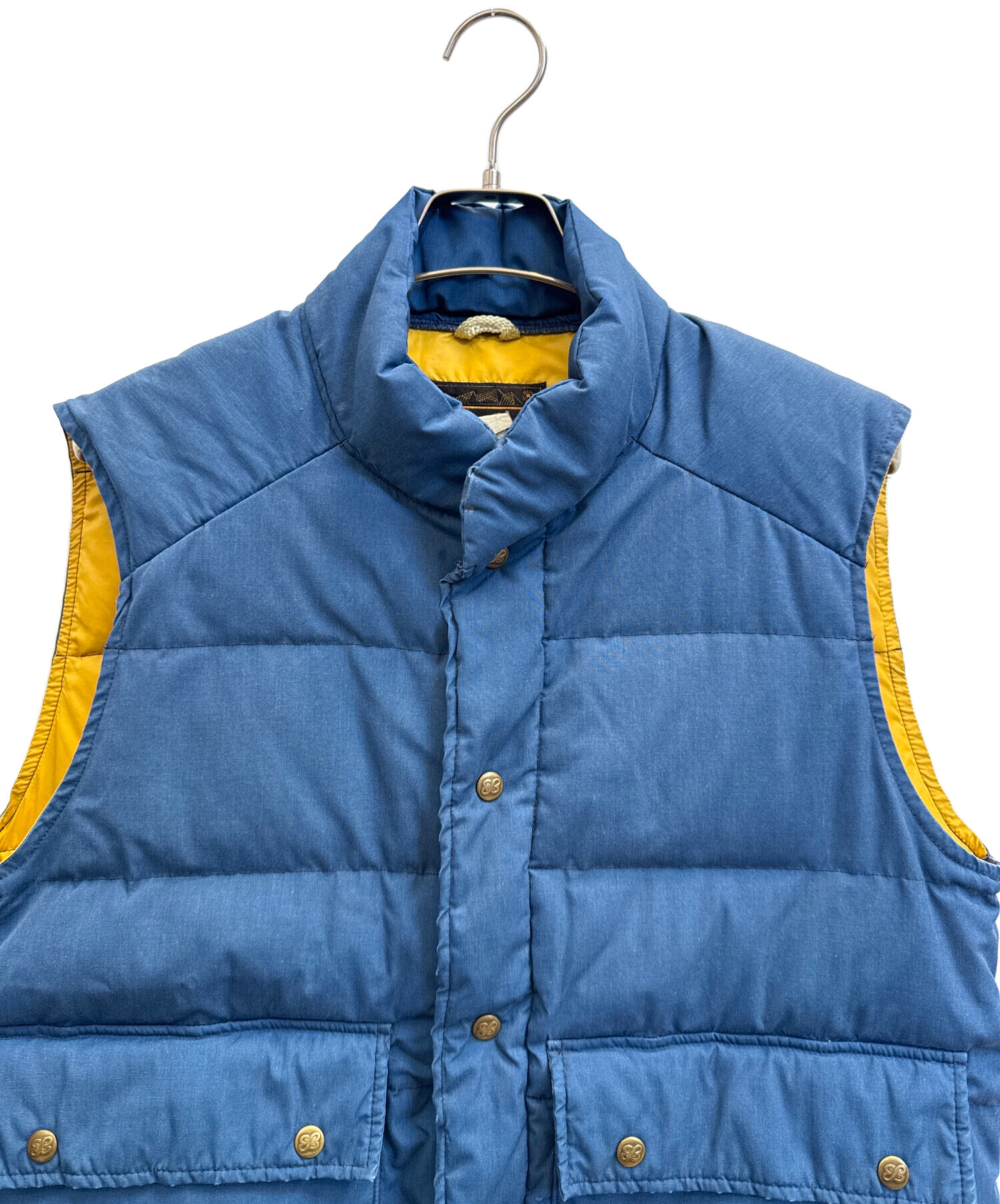 中古・古着通販】Eddie Bauer (エディーバウアー) ダウンベスト ブルー