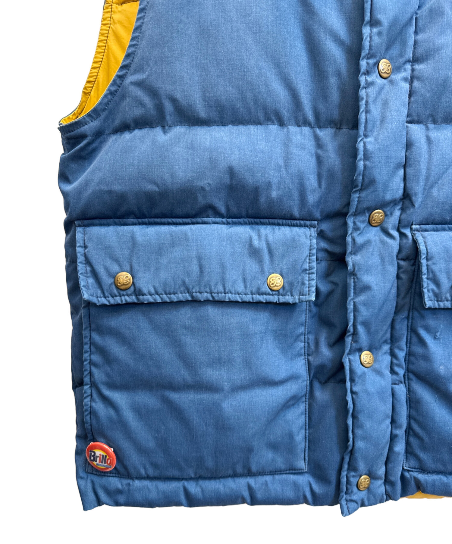 中古・古着通販】Eddie Bauer (エディーバウアー) ダウンベスト ブルー