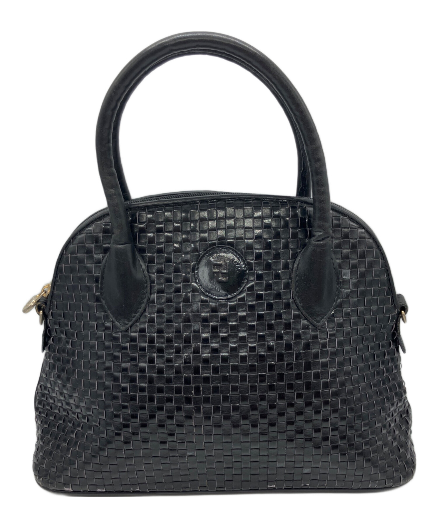 中古・古着通販】FENDI (フェンディ) ハンドバッグ ブラック｜ブランド 