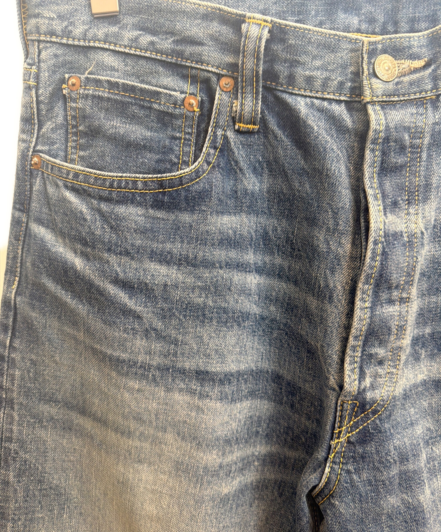 中古・古着通販】SUGAR CANE (シュガーケーン) デニムパンツ ブルー 