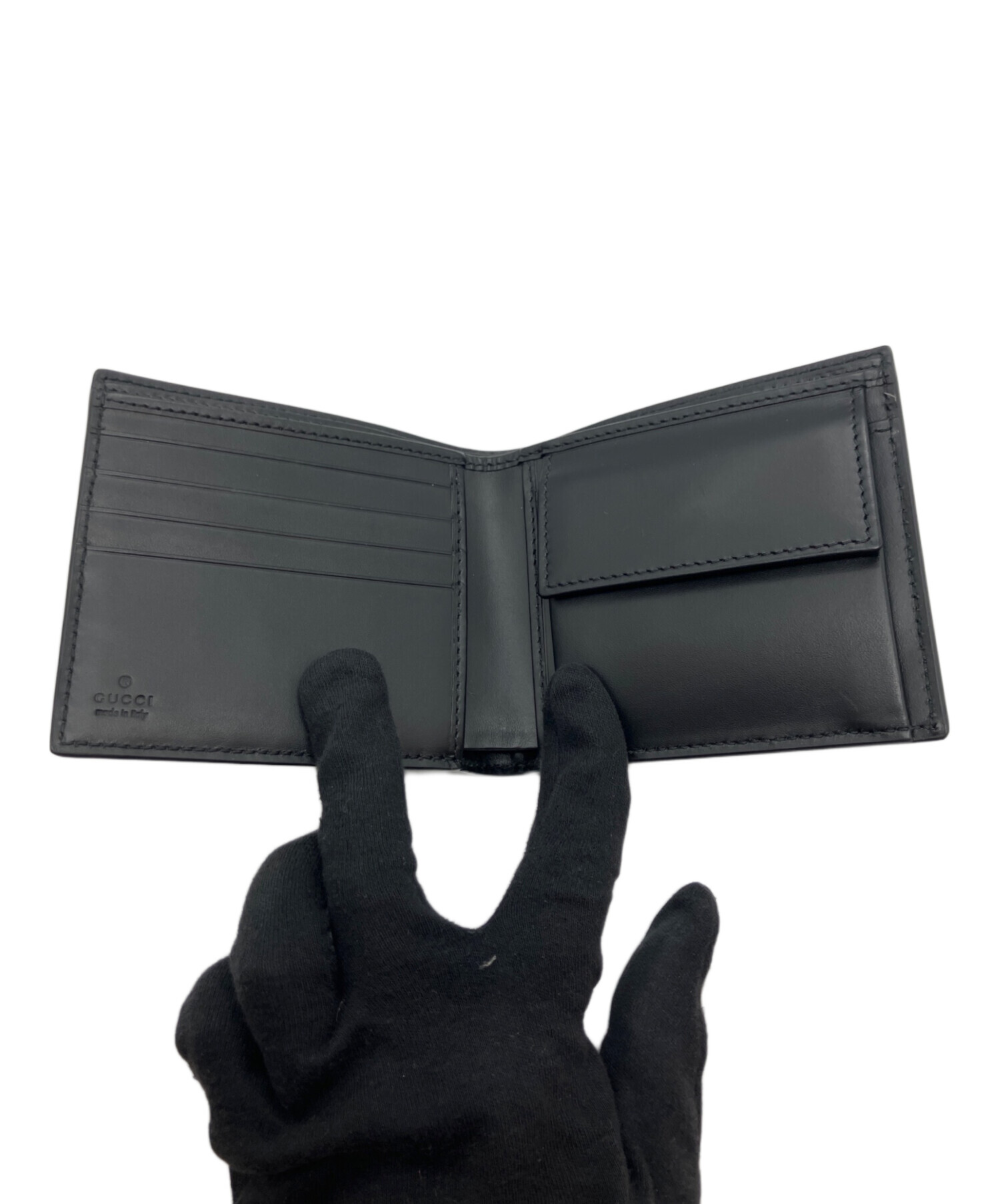 中古・古着通販】GUCCI (グッチ) シェリーライン二つ折り財布