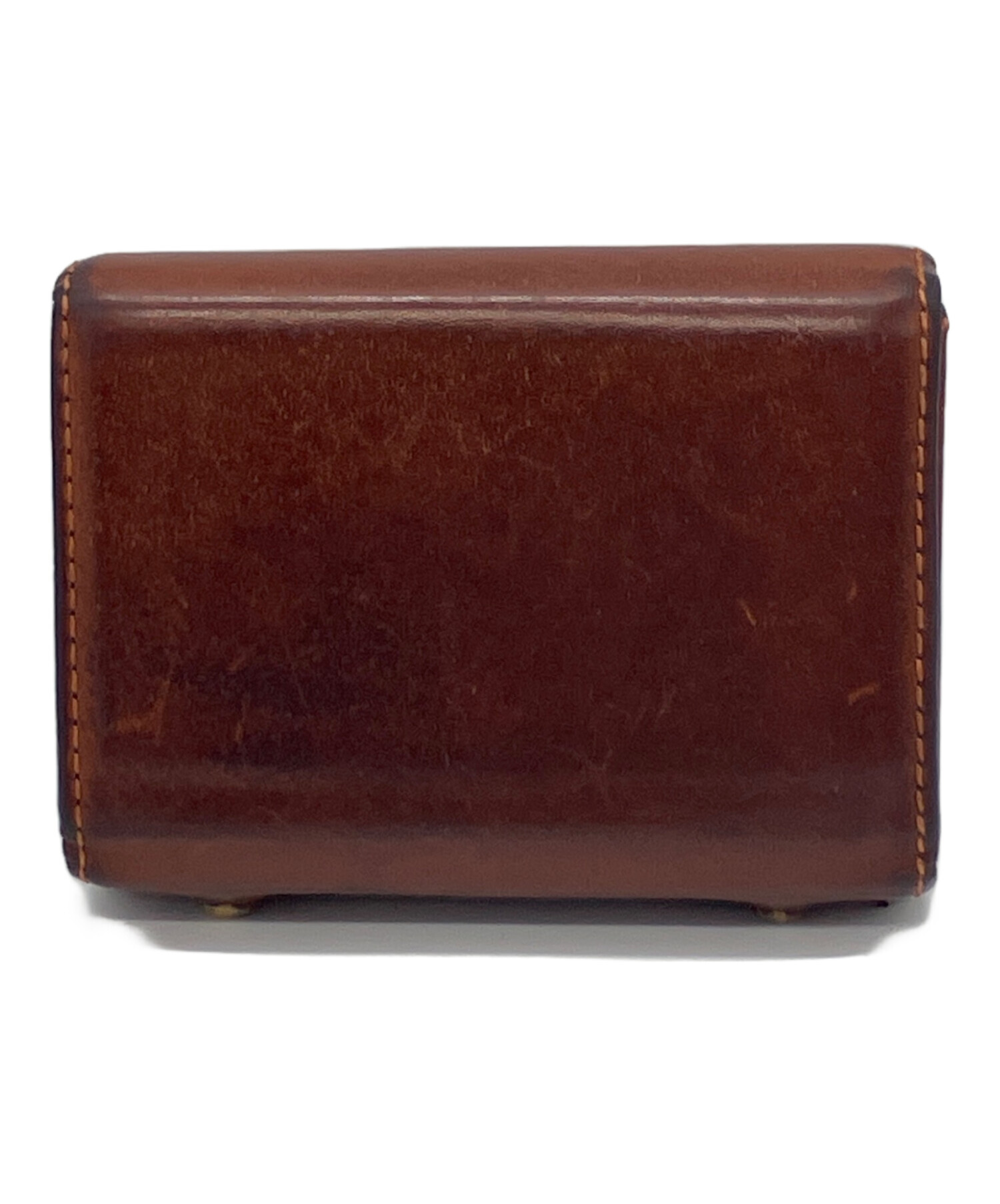 m+ エムピウ 財布・ケース - 茶 【古着】【中古】 中古・古着通販】M+ (エムピウ) レザーウォレット ブラウン｜ブランド