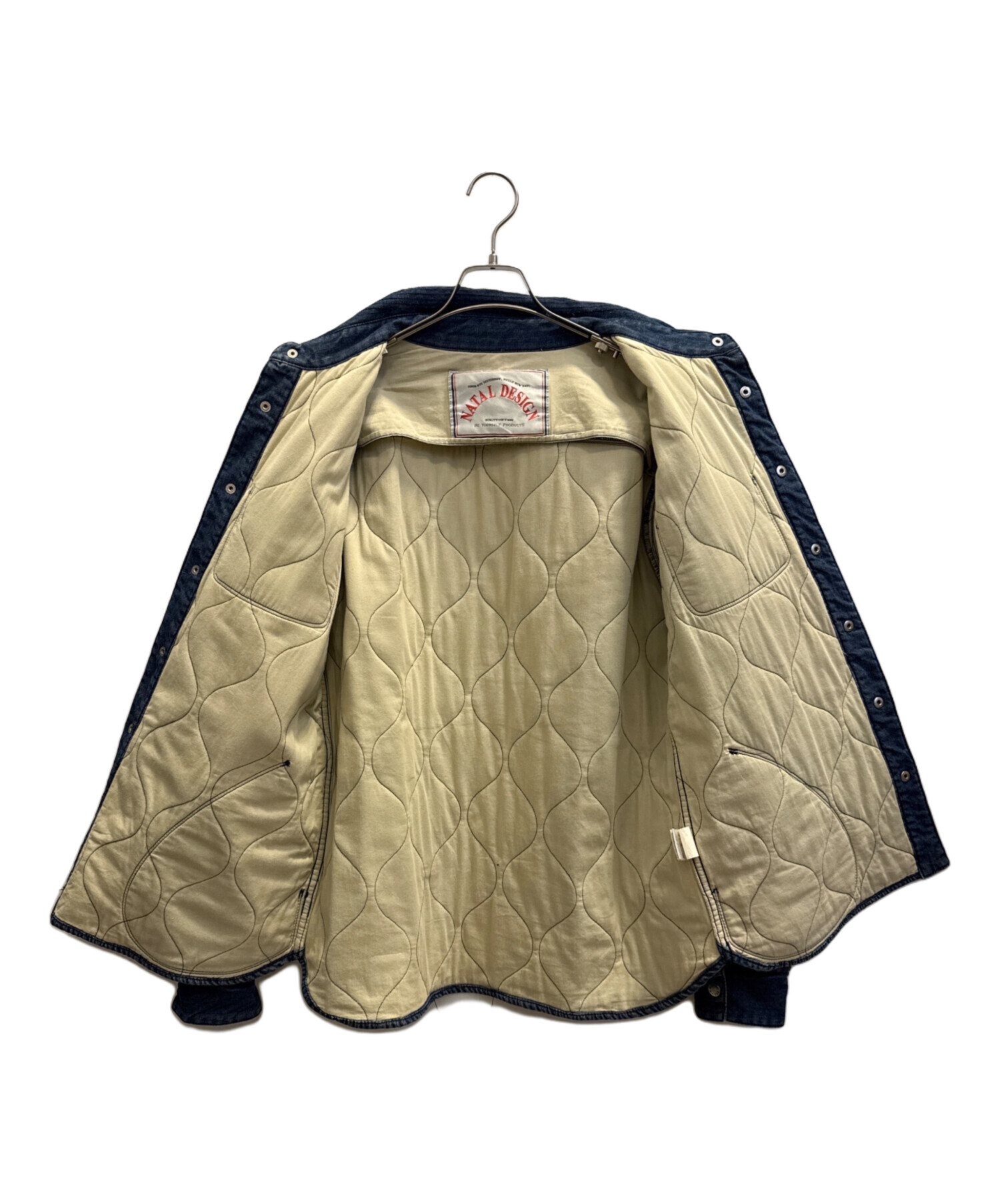 NATAL DESIGN キルティングデニムジャケット 中古・古着通販】NATAL DESIGN (ネイタルデザイン) キルティングデニム