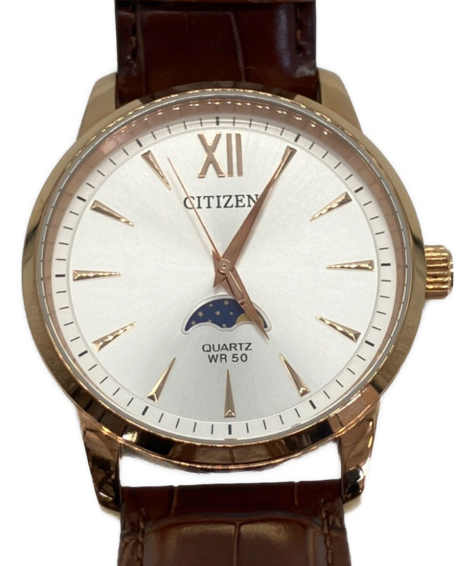 中古・古着通販】CITIZEN (シチズン) ムーンフェイズリストウォッチ