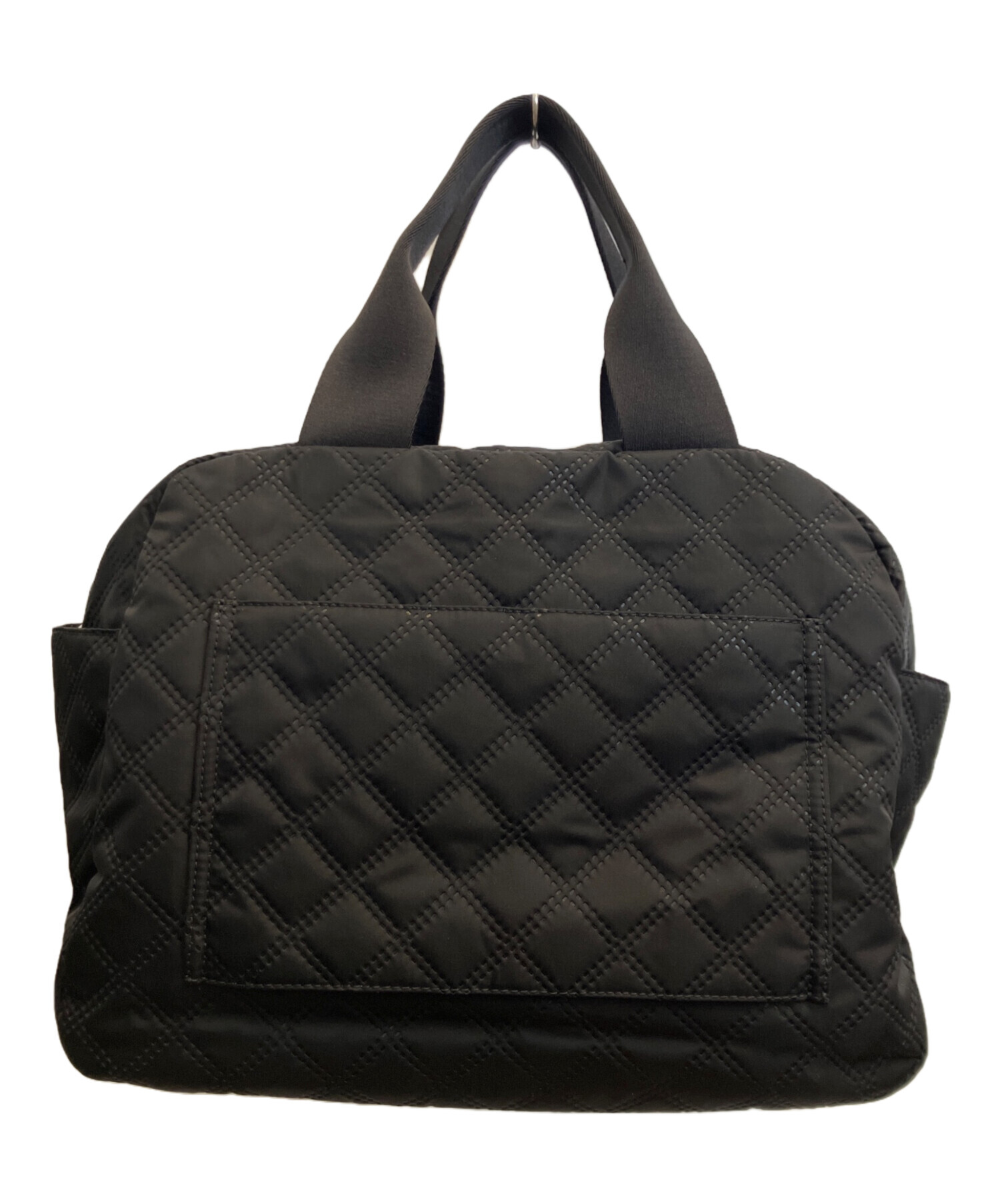 MARY QUANT キルティング 2WAYバッグ ブラック 中古・古着通販】MARY QUANT (マリークヮント) キルティング2WAYバッグ