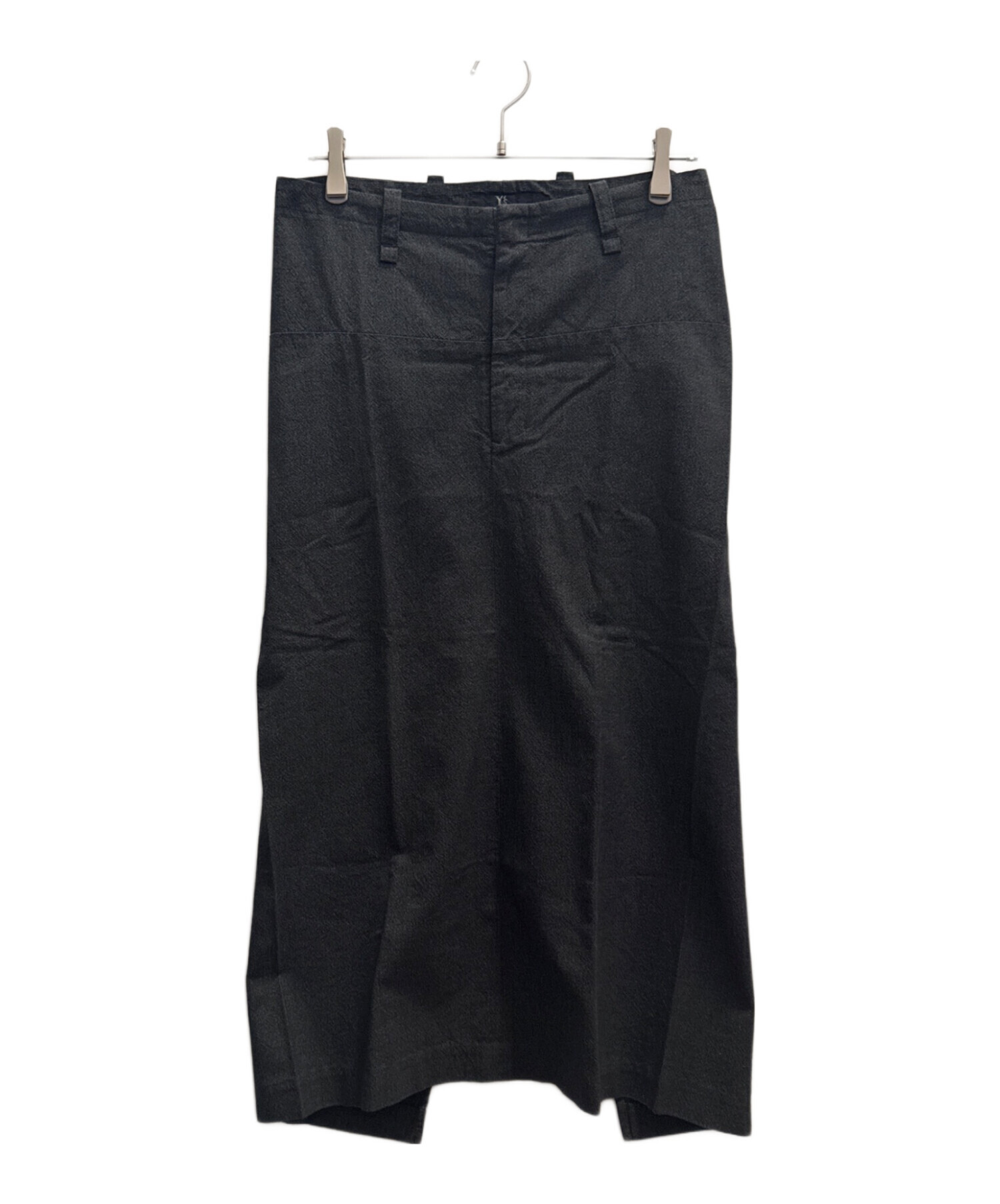 Y’s ワイズ 変形 スカートパンツ ブラック 黒 18ss 中古・古着通販】Y's (ワイズ) スカート ブラック サイズ:Size 3