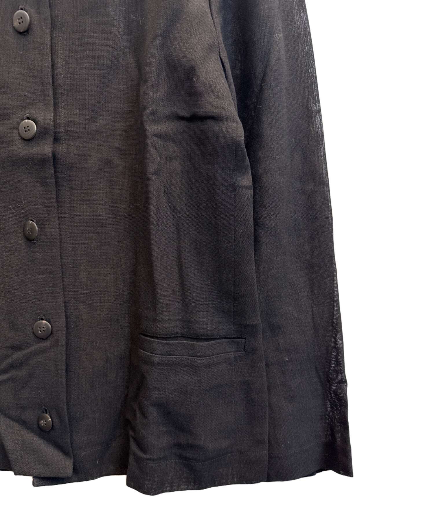 中古・古着通販】ISSEY MIYAKE (イッセイミヤケ) リネン長袖シャツ