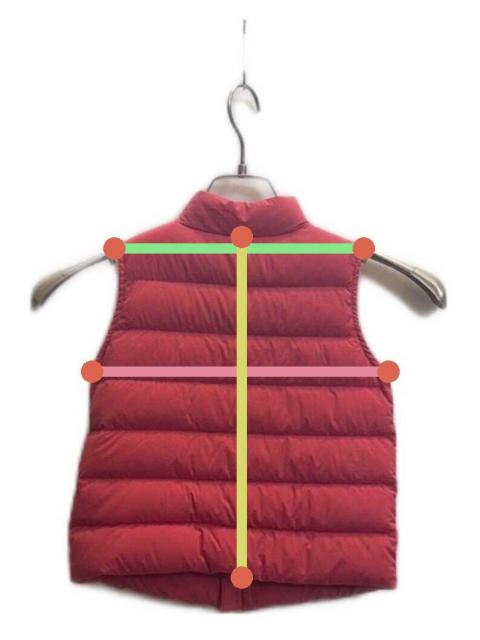 中古・古着通販】GUCCI (グッチ) ダウンベスト ピンク サイズ:36