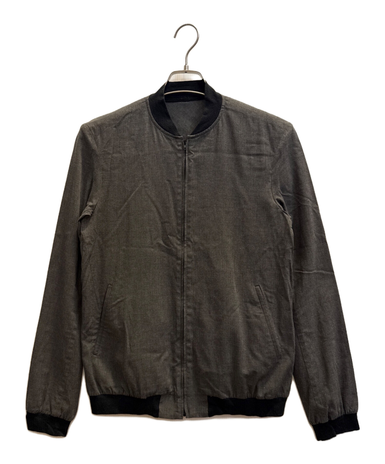 ナンバーナイン木製ジャケットハンガーグレーUSED 中古・古着通販】NUMBER (N)INE (ナンバーナイン) ブルゾン グレー