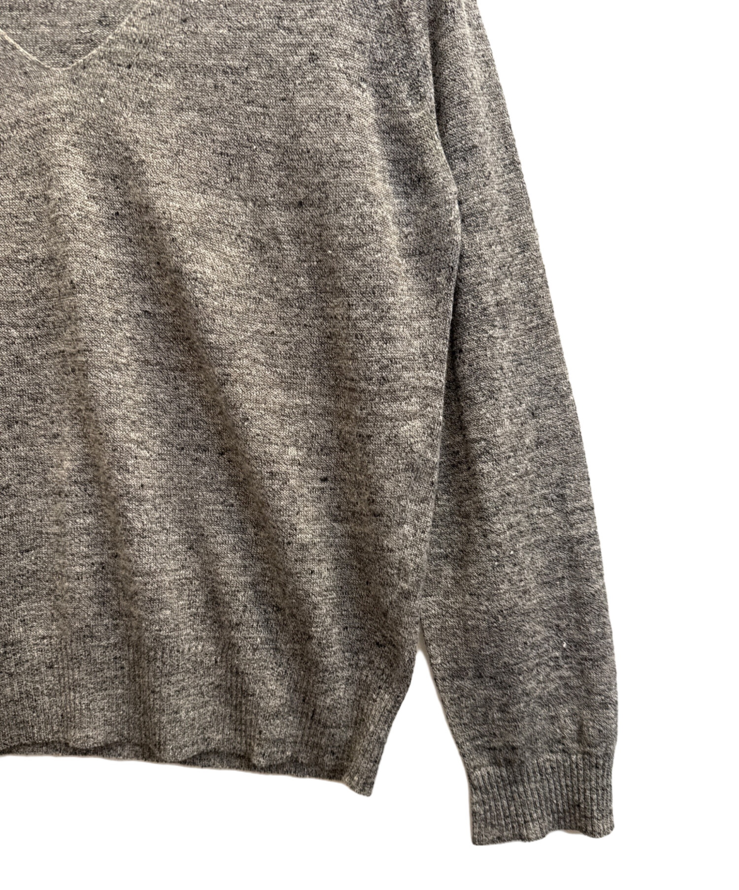 トリココムデギャルソン　薄手　ニット　カットソー　長袖　トップス　イエロー 中古・古着通販】tricot COMME des GARCONS (トリココムデギャルソン