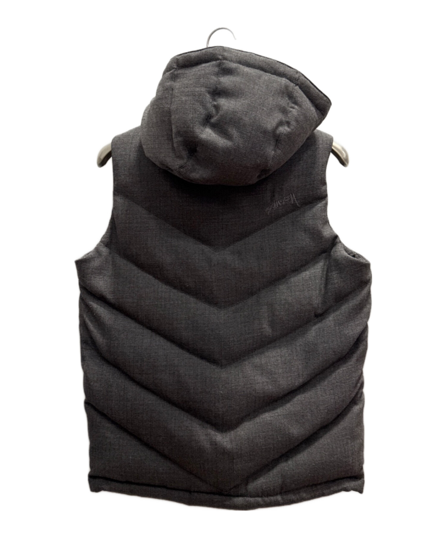 中古・古着通販】stussy (ステューシー) フーデットダウンベスト