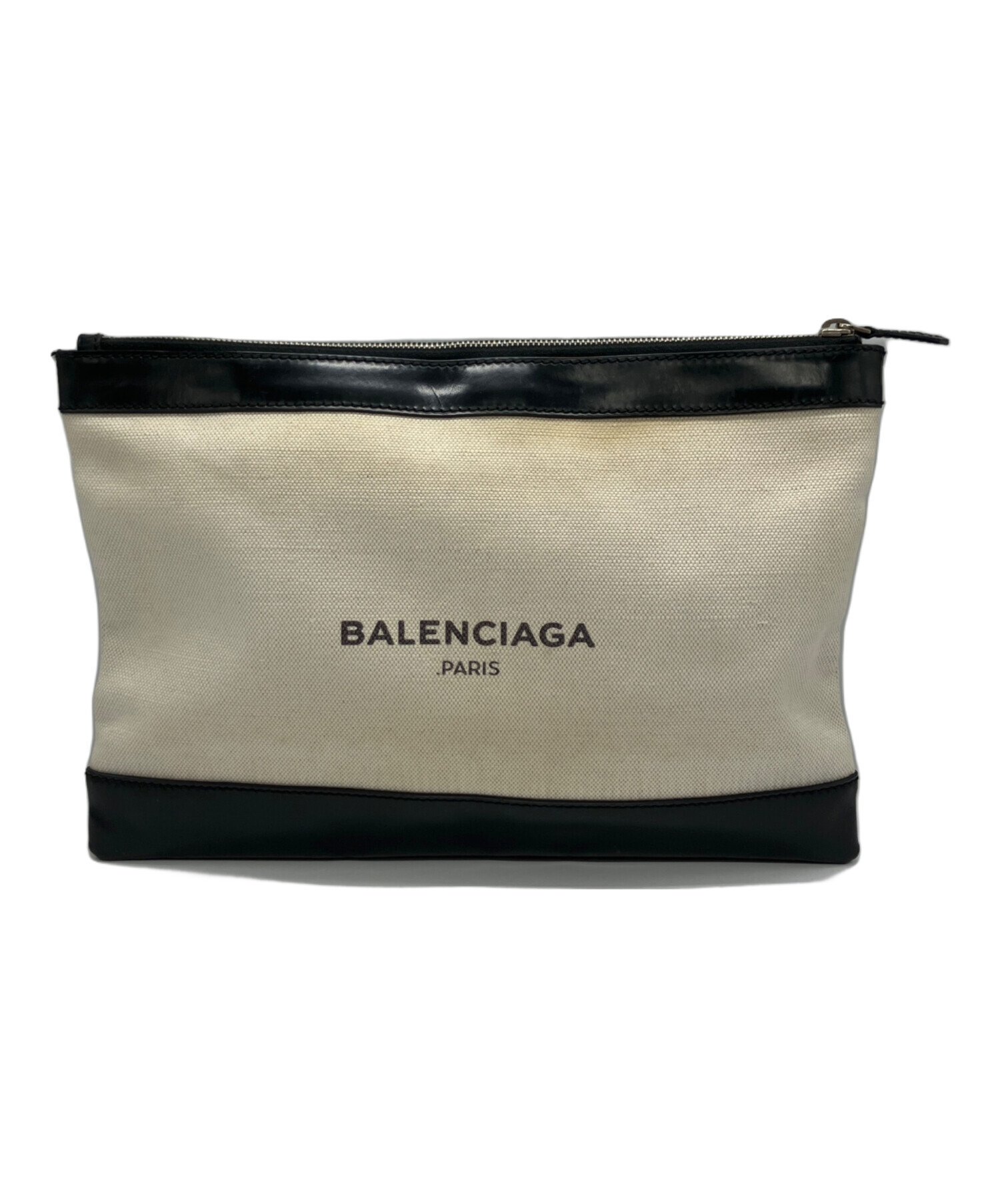 中古・古着通販】BALENCIAGA (バレンシアガ) クラッチバッグ ベージュ 