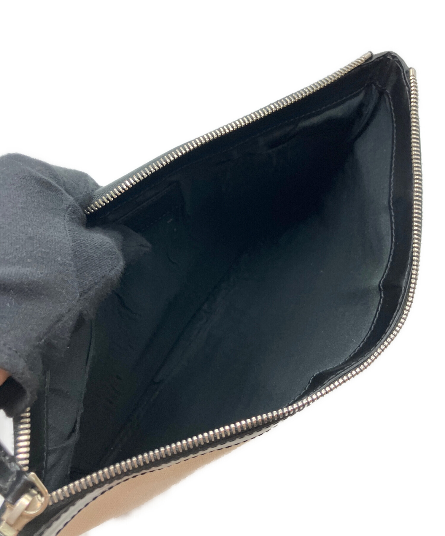 中古・古着通販】BALENCIAGA (バレンシアガ) クラッチバッグ ベージュ 
