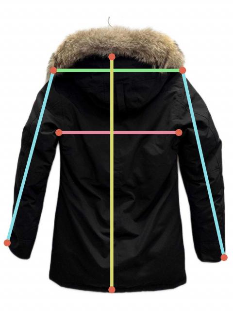 中古・古着通販】CANADA GOOSE (カナダグース) JASPER PARKA ブラック