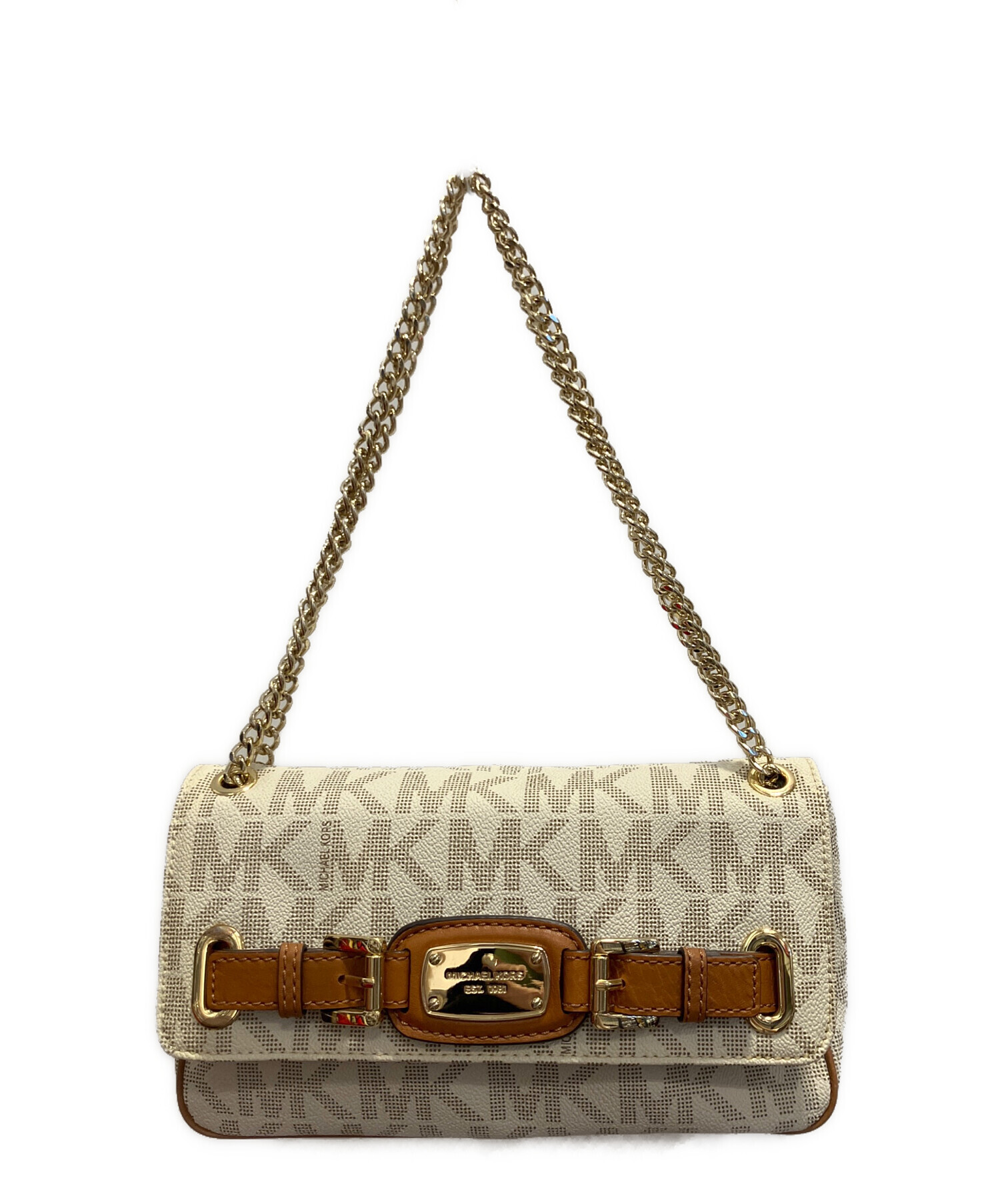 MICHAEL KORS ショルダーバック 中古・古着通販】MICHAEL KORS (マイケルコース) MKシグネチャー