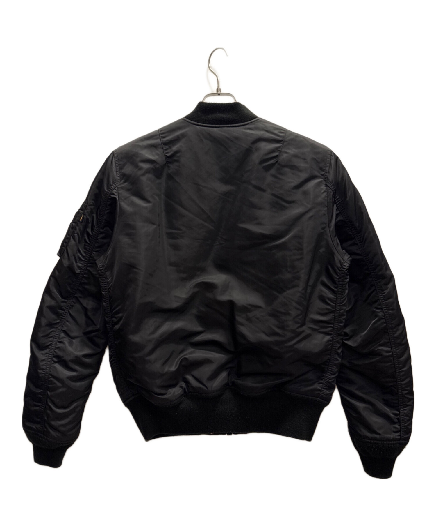 中古・古着通販】ALPHA (アルファ) MA-1ジャケット ブラック サイズ:XL